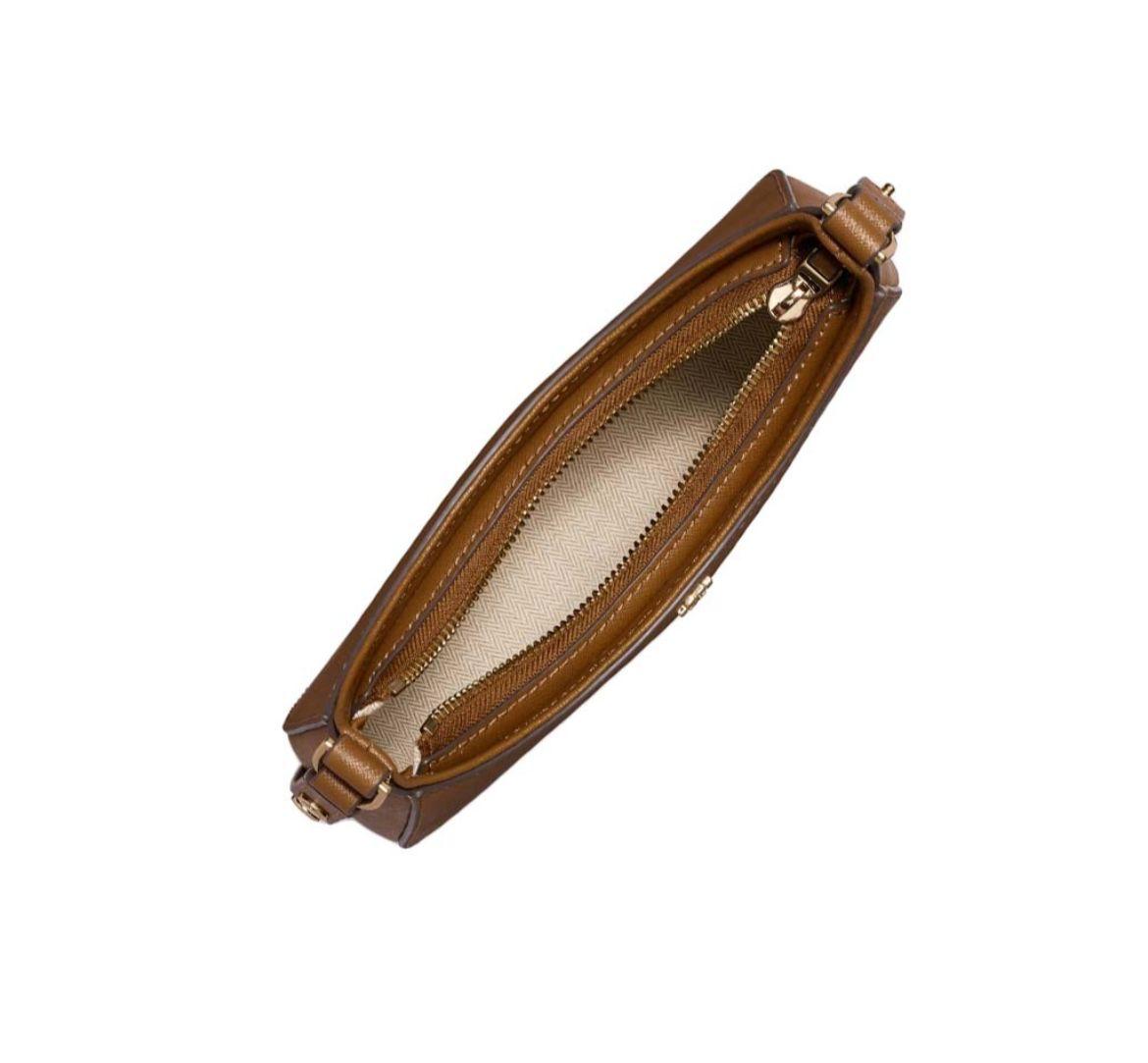 New Tory Burch Emerson Saffiano Leather Shoulder Bag