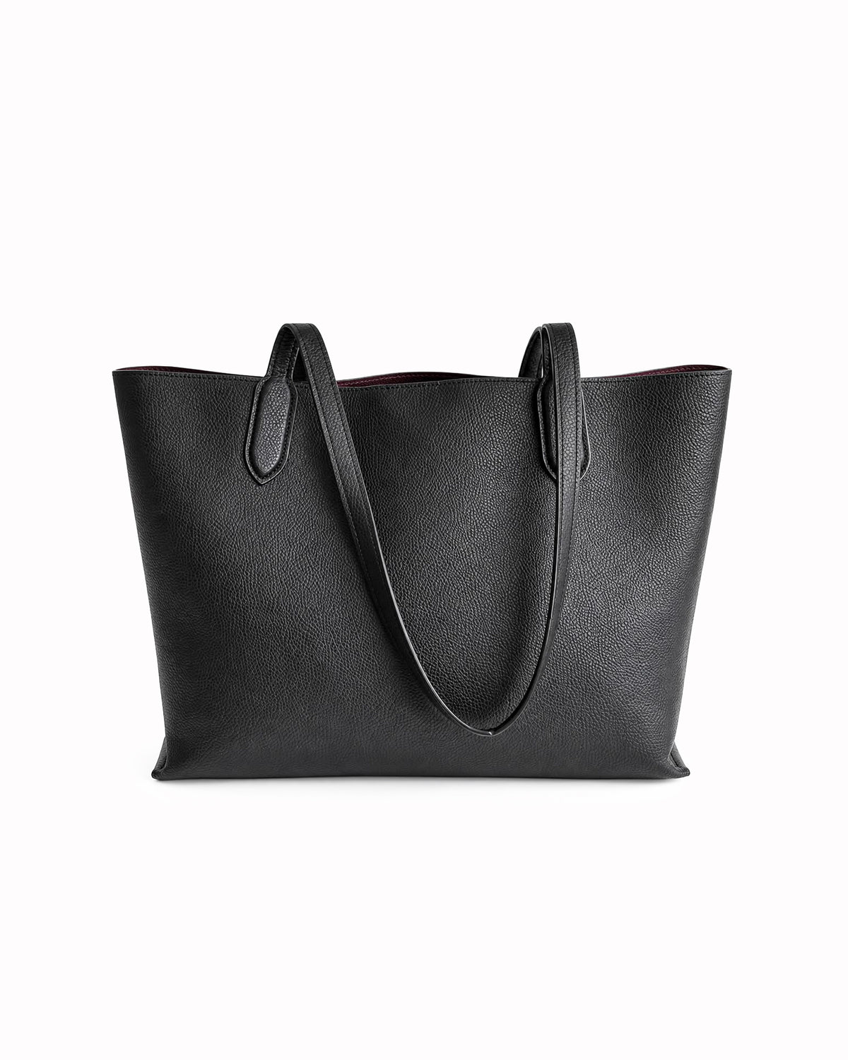 Coach Black Pebble Leather Willow Tote Bag