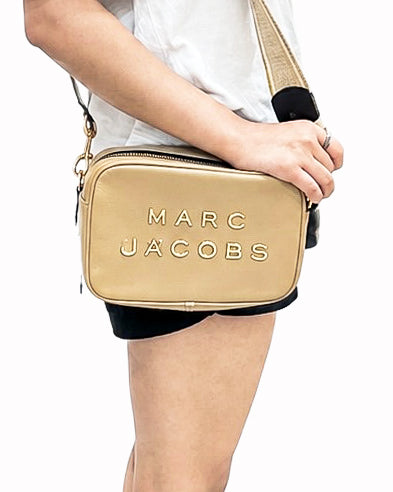 Marc Jacobs Beige Leather Flash Camera Bag