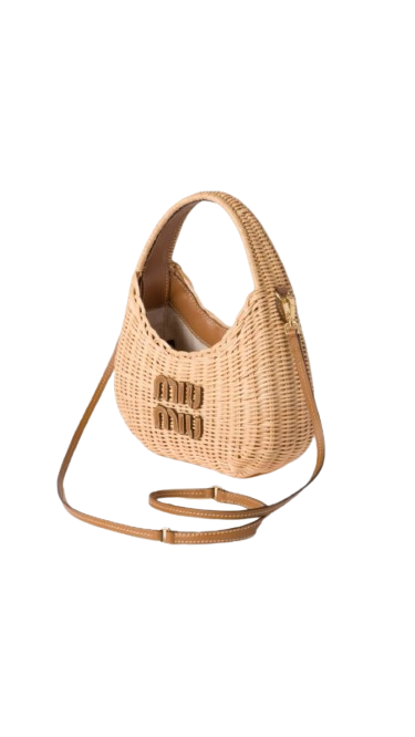 Miu Miu Tan Wander Wicket Bag