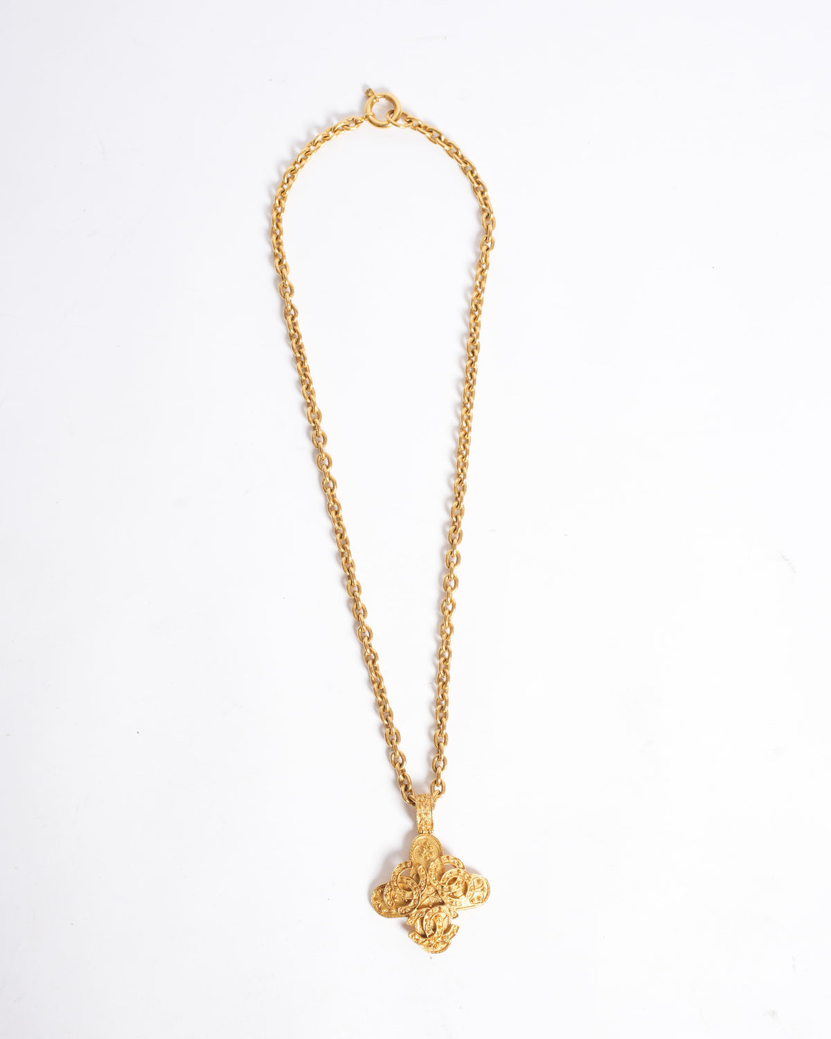 Chanel Vintage Triple CC Chain Necklace