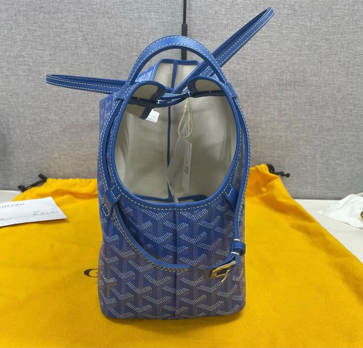 Goyard Chien Gris and pocket tote bag