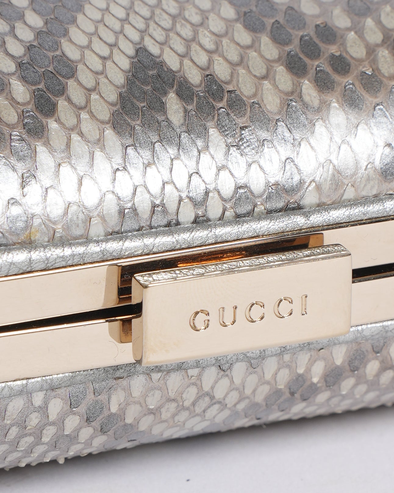 Gucci Leather Clutch Sling Bag