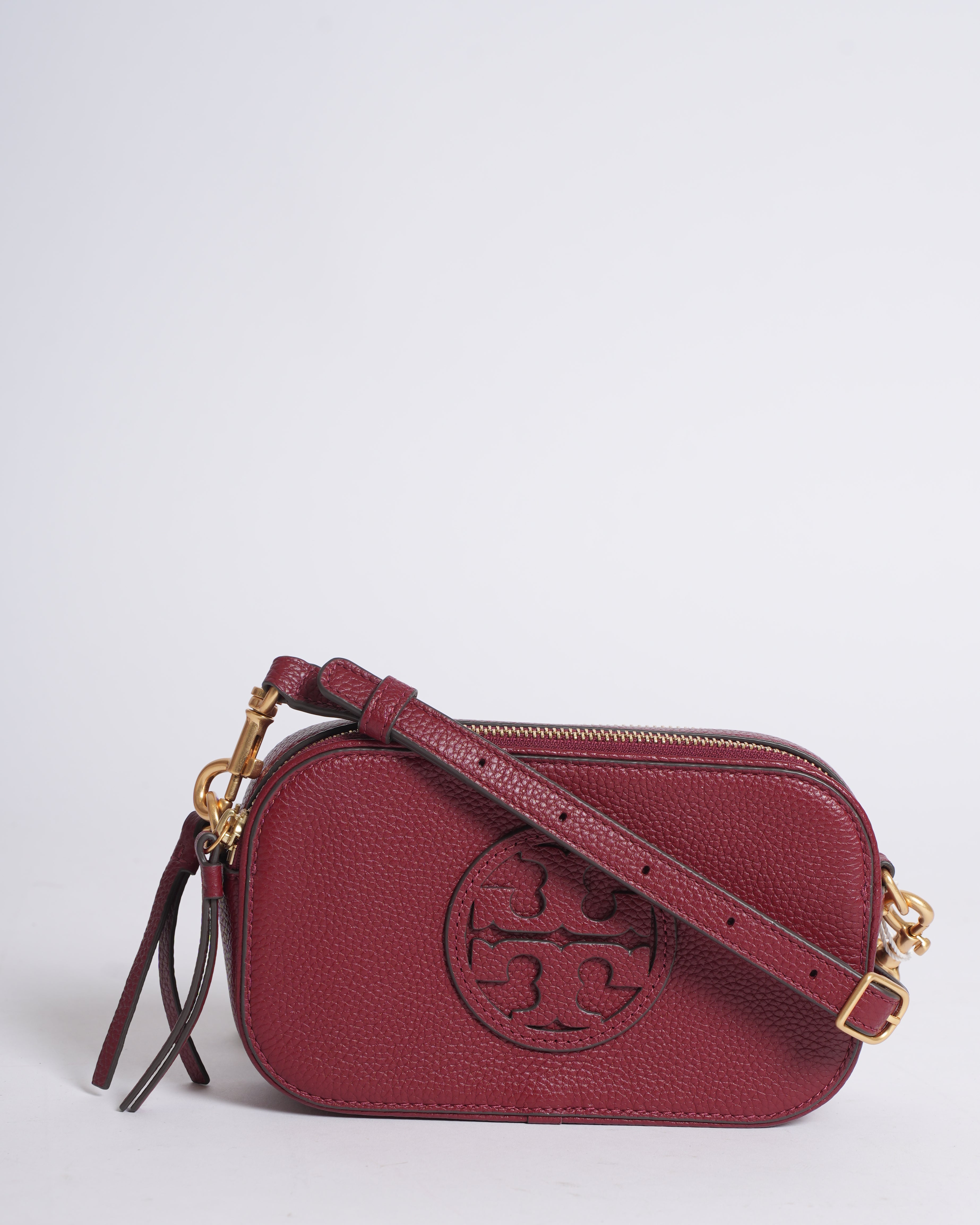 New Tory Burch Miller Crossbody Bag In Red