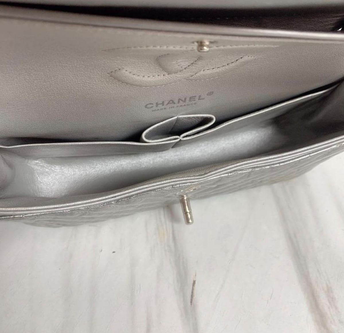 Chanel V classic flap