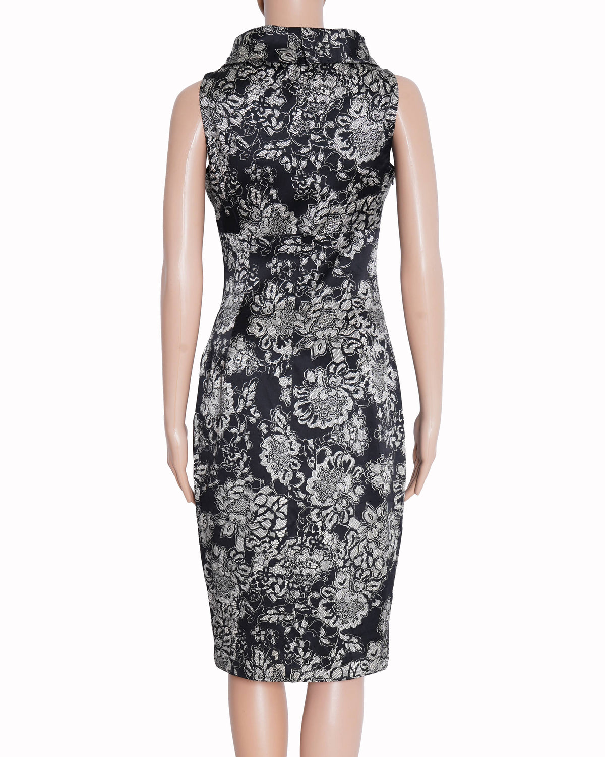 Karen Millen black and white floral dress