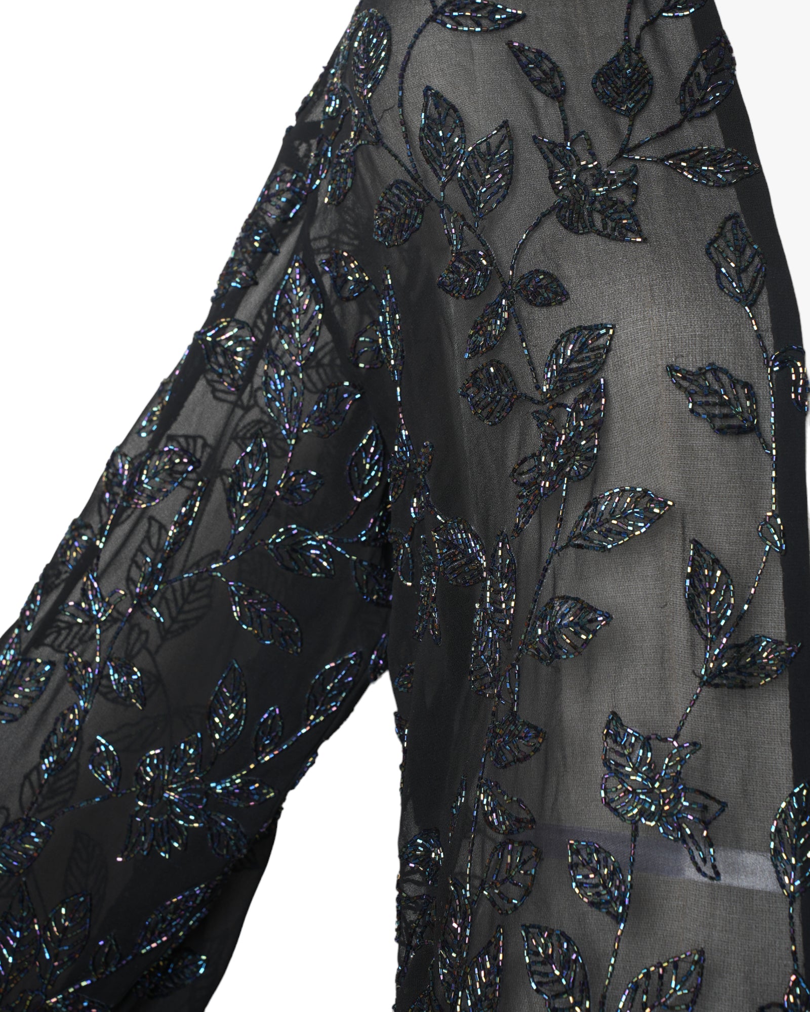 Krisha Bajaj Black Embellished Shrug