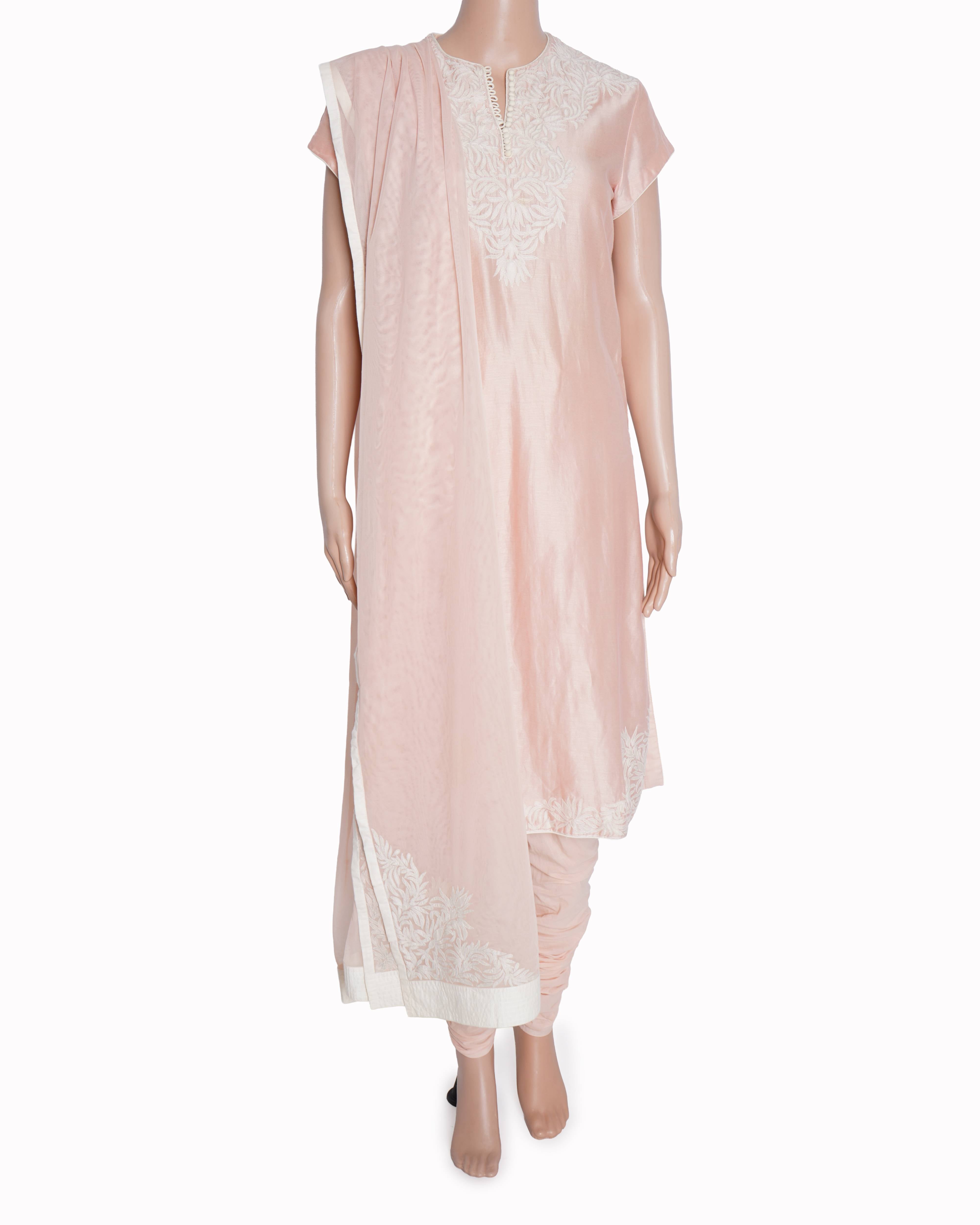 Rohit Bal Light Pink Kurti ( set of 3 )