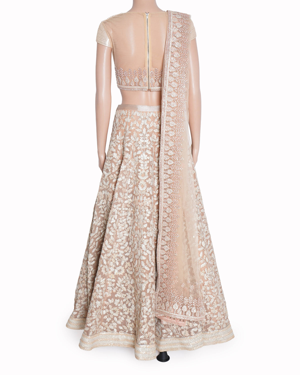 Shantanu and nikhil blush embroidered lehenga set