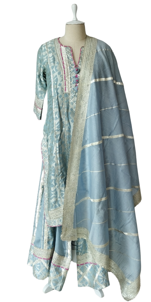 Simar Dugal Blue Kurta Set