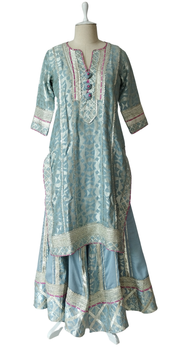 Simar Dugal Blue Kurta Set