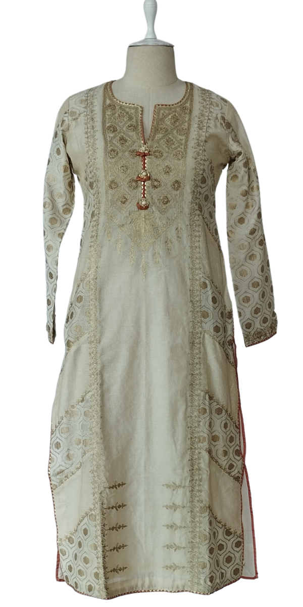 Simar Dugal Beige Kurta Set