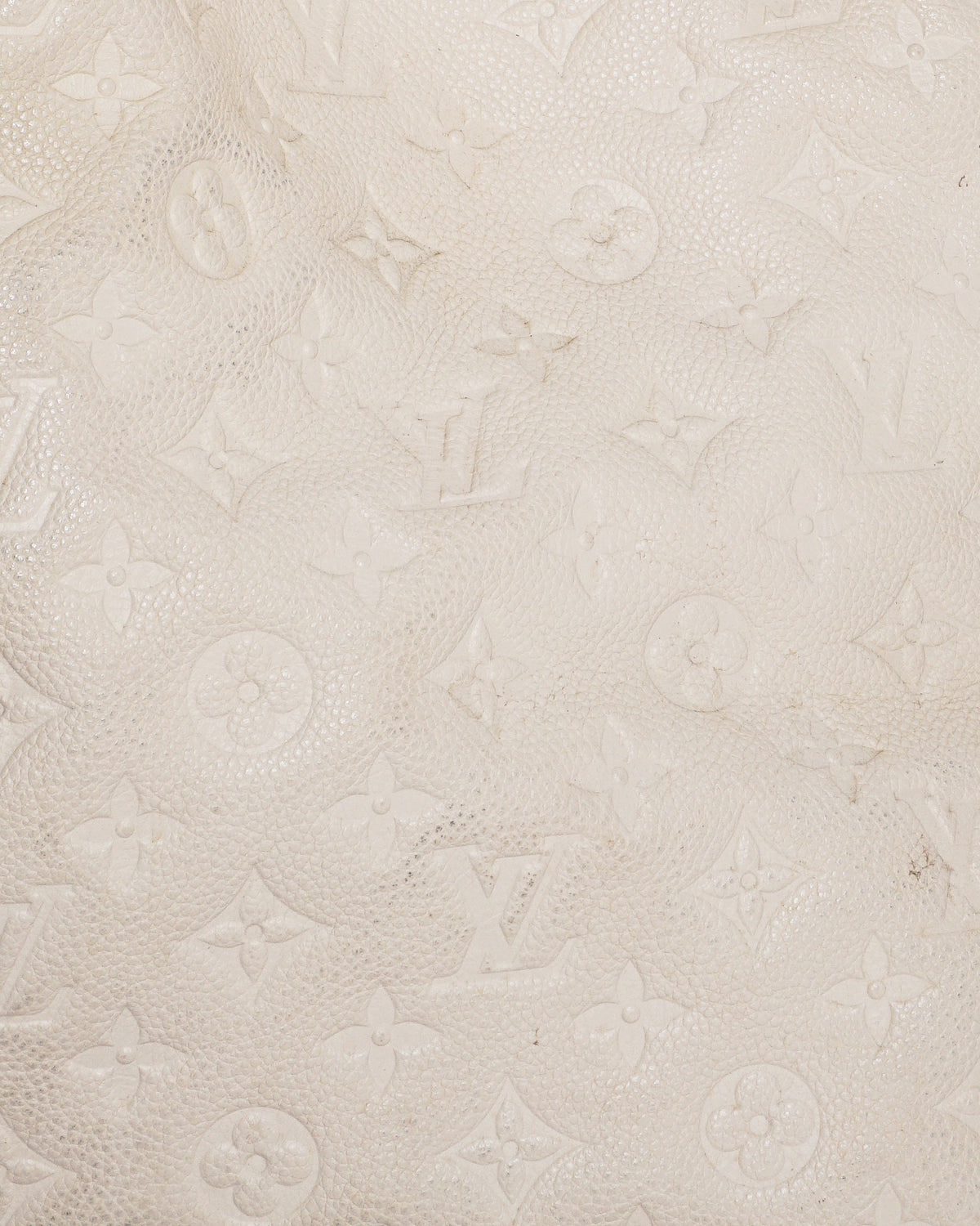 Louis Vuitton Cream Monogram Empreinte Leather Artsy MM Bag
