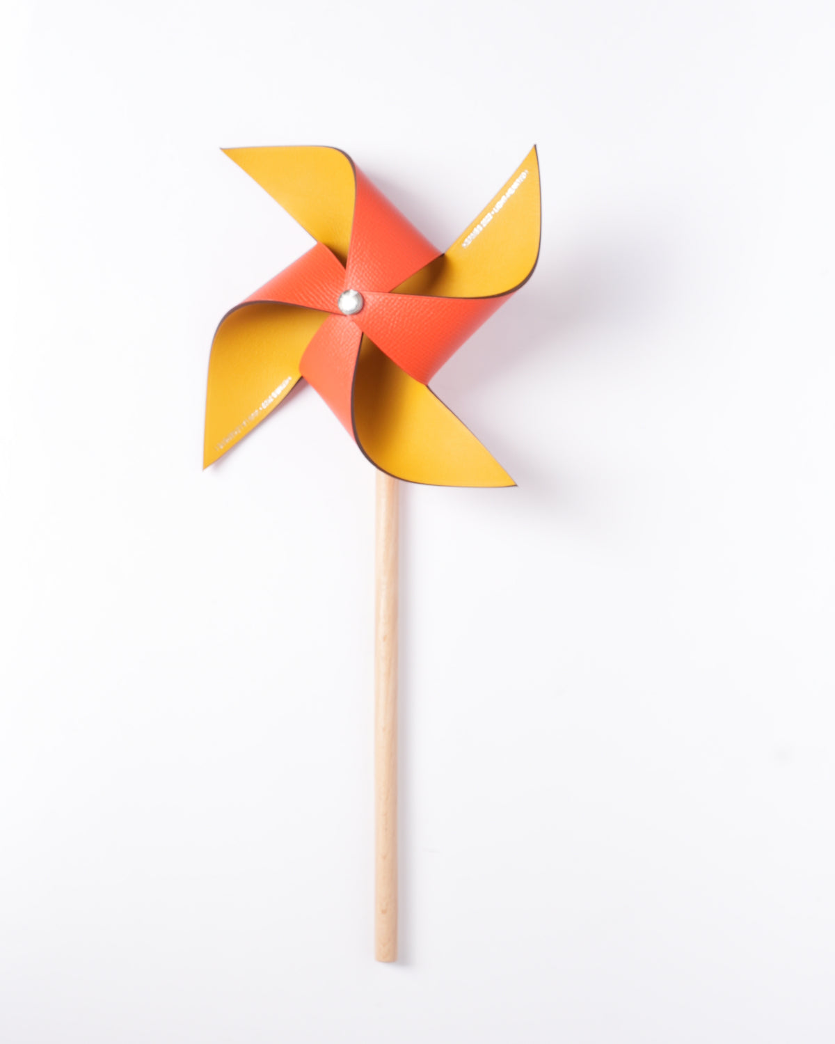 Hermès Orange H Epsom & Mustard H Swift Pinwheel