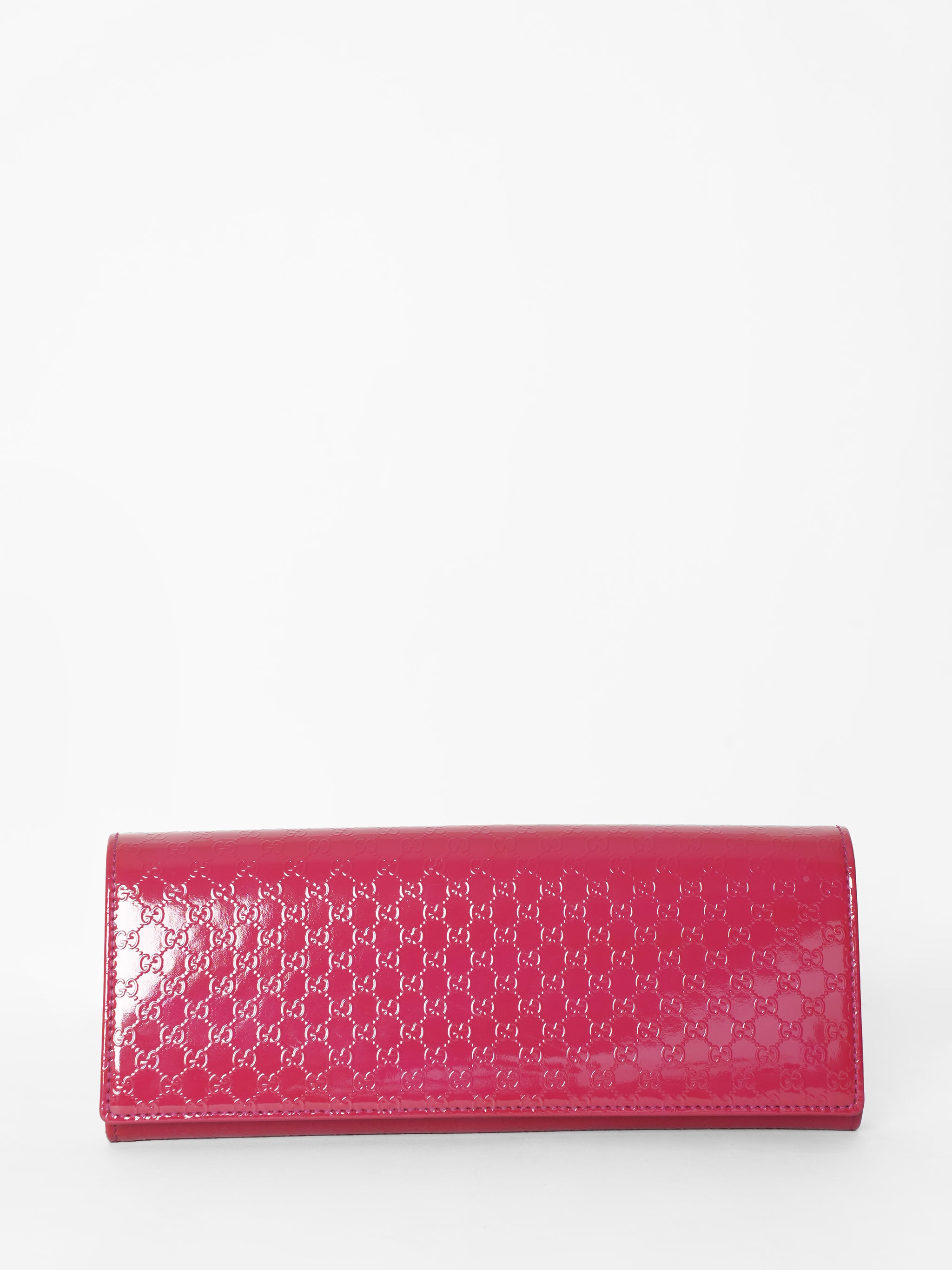 Gucci Patent Micro Guccissima Broadway Clutch