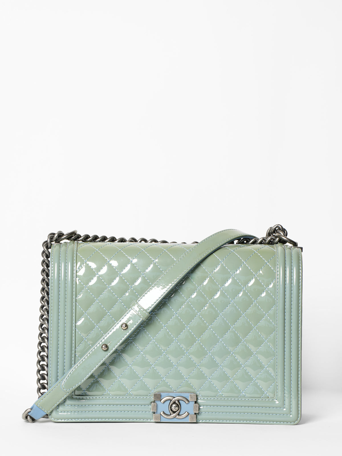 Chanel Jumbo Boy Bag Calfskin & Rutheninum Finish Metal Black (XL)