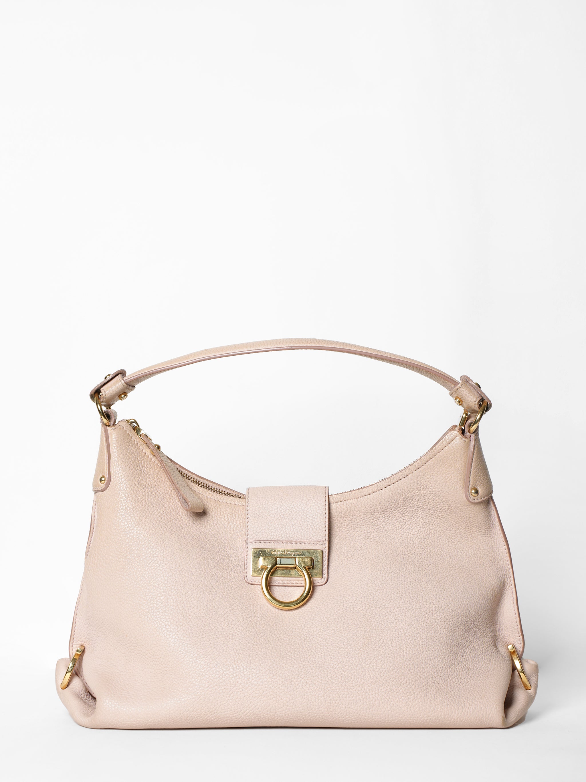 Ferragamo Fanisa Hobo Leather Bag