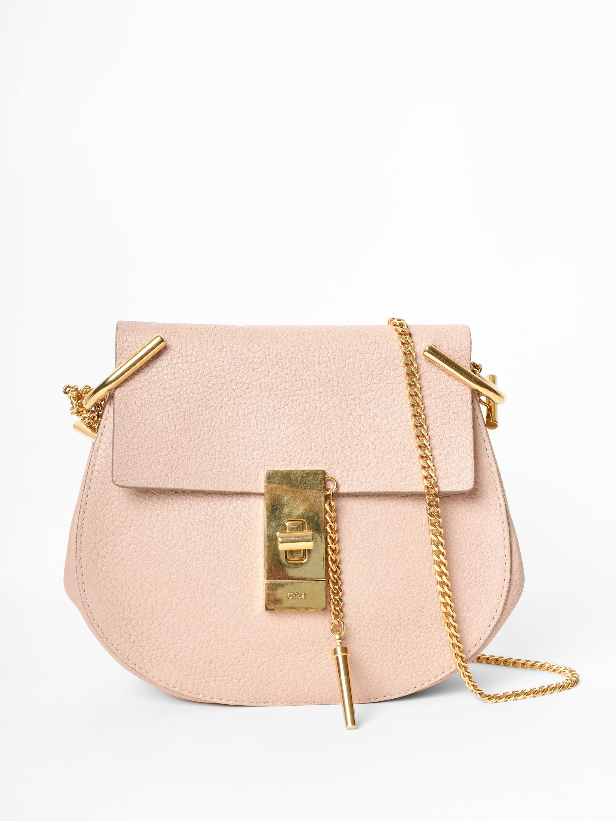 Chloe Drew pale peach bag