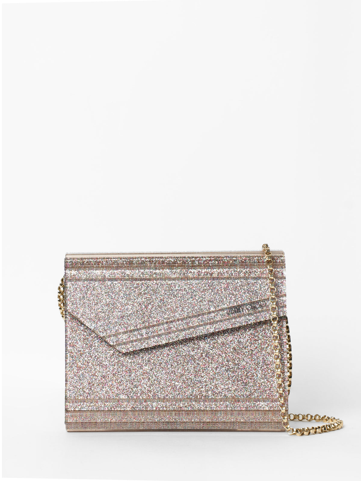 Jimmy Choo Acrylic Shimmer Crossbody Bag