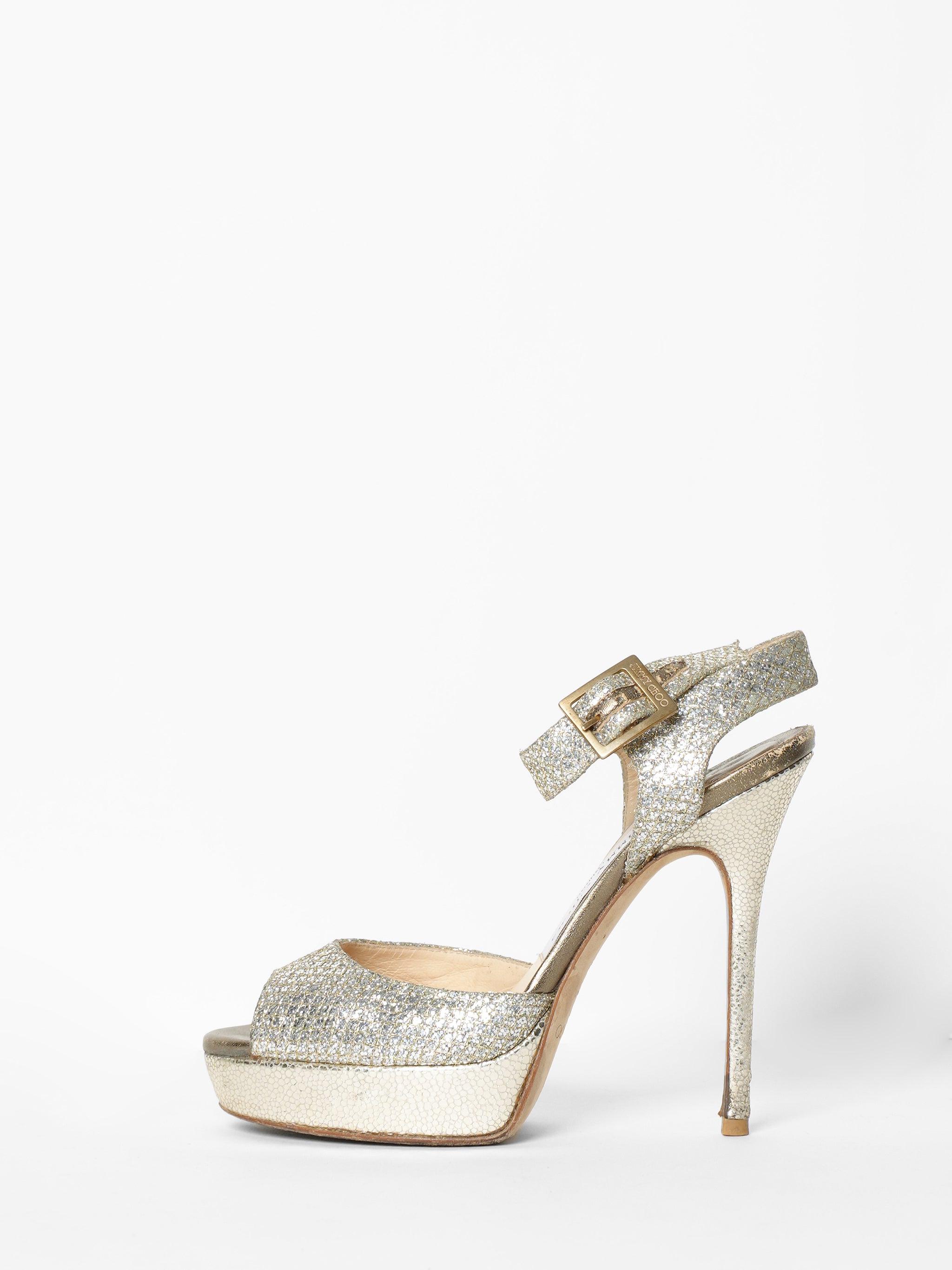 Jimmy Choo Golden Shimmer Shoes