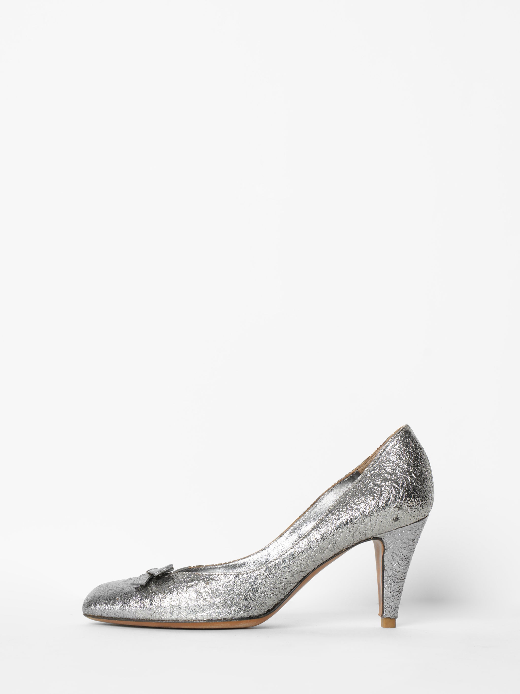 Moschino Silver Heels