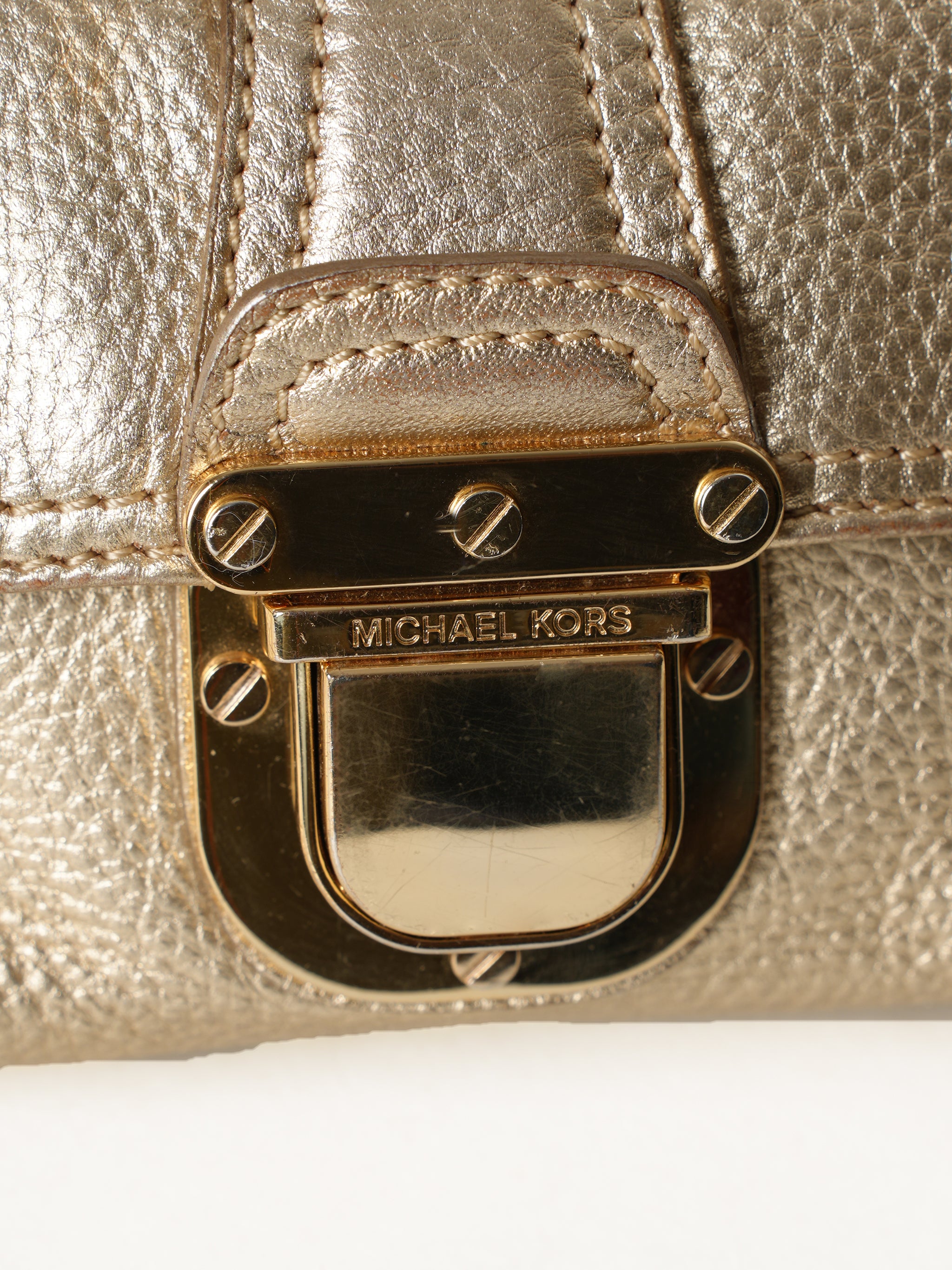 Michael kors cheap gold bag