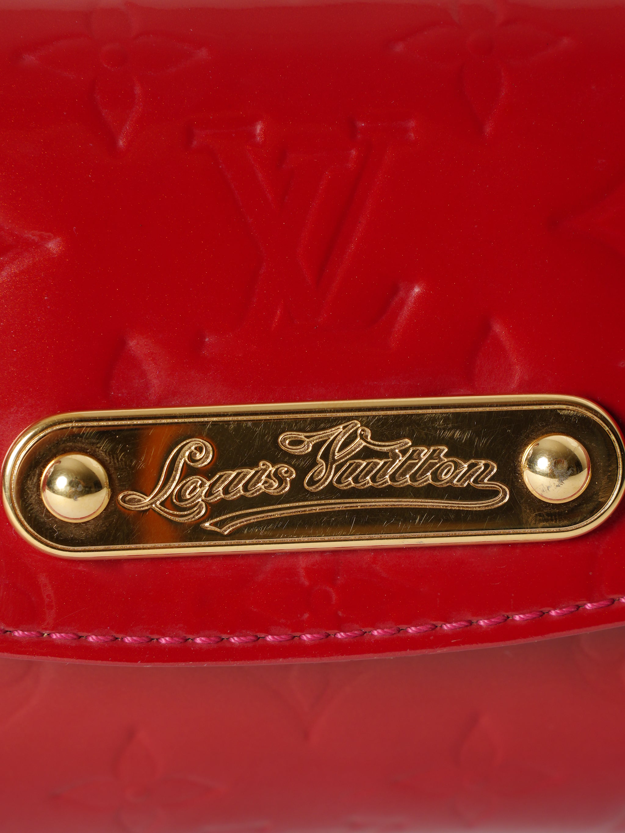 Louis Vuitton Monogram Vernis Leather Sunset Boulevard Clutch w