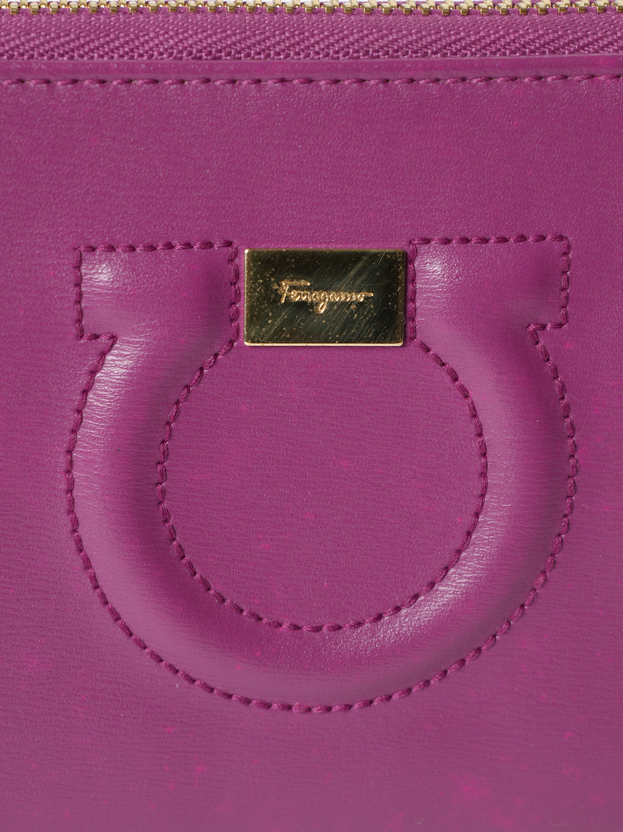 Ferragamo Gancini Leather Wallet