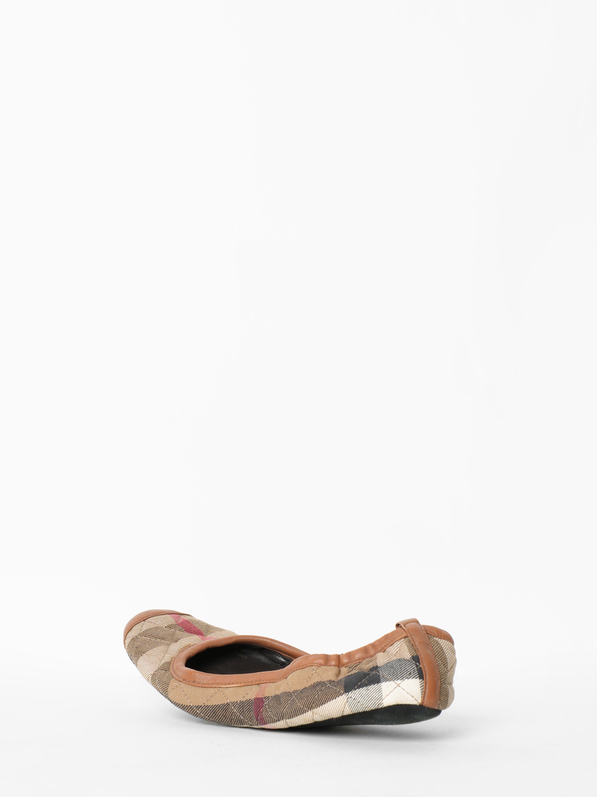 Burberry Ballet Flat Foldable Home Shoes/ Flight Shoes