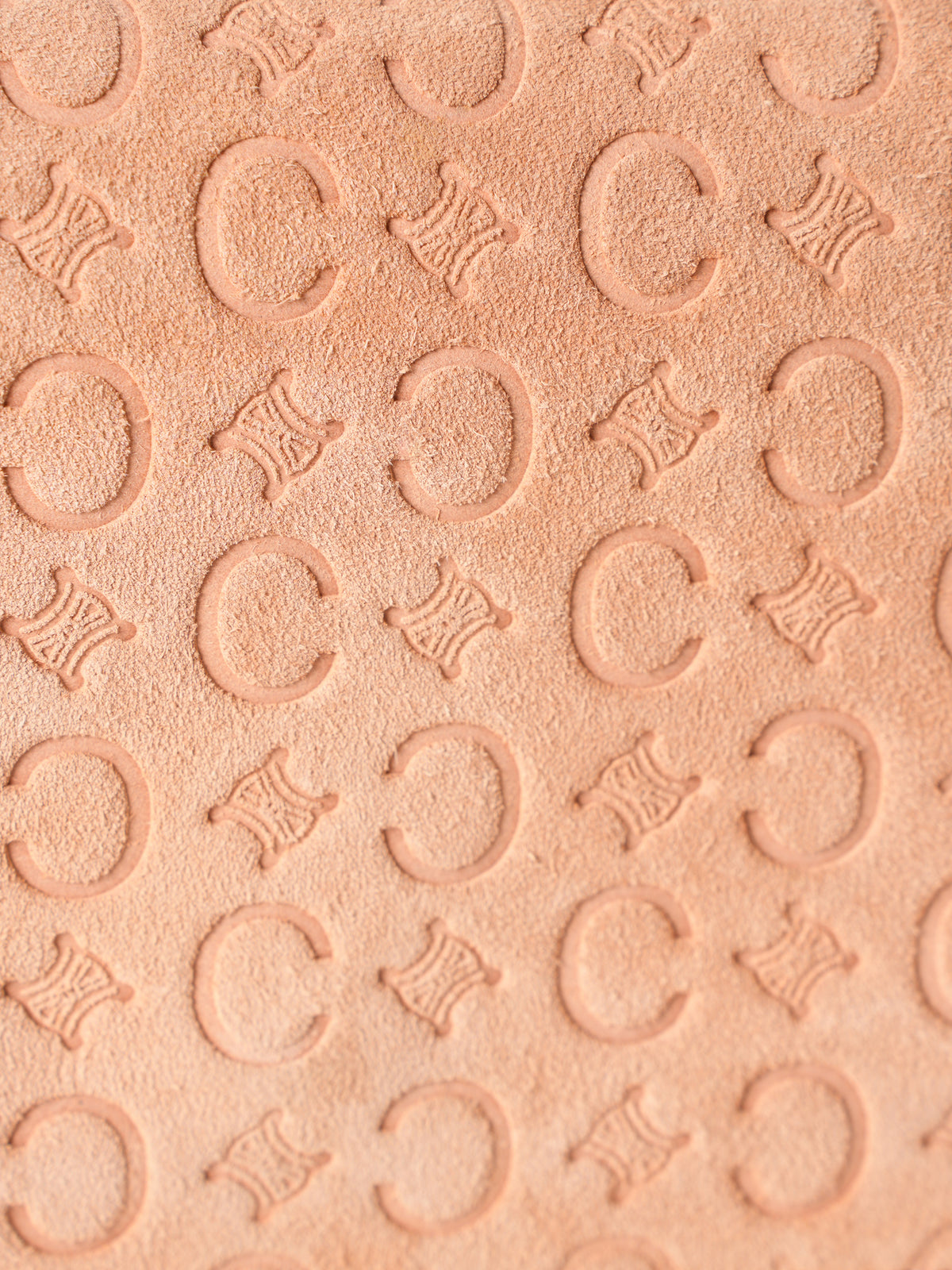 Celine Peach Suede Bag