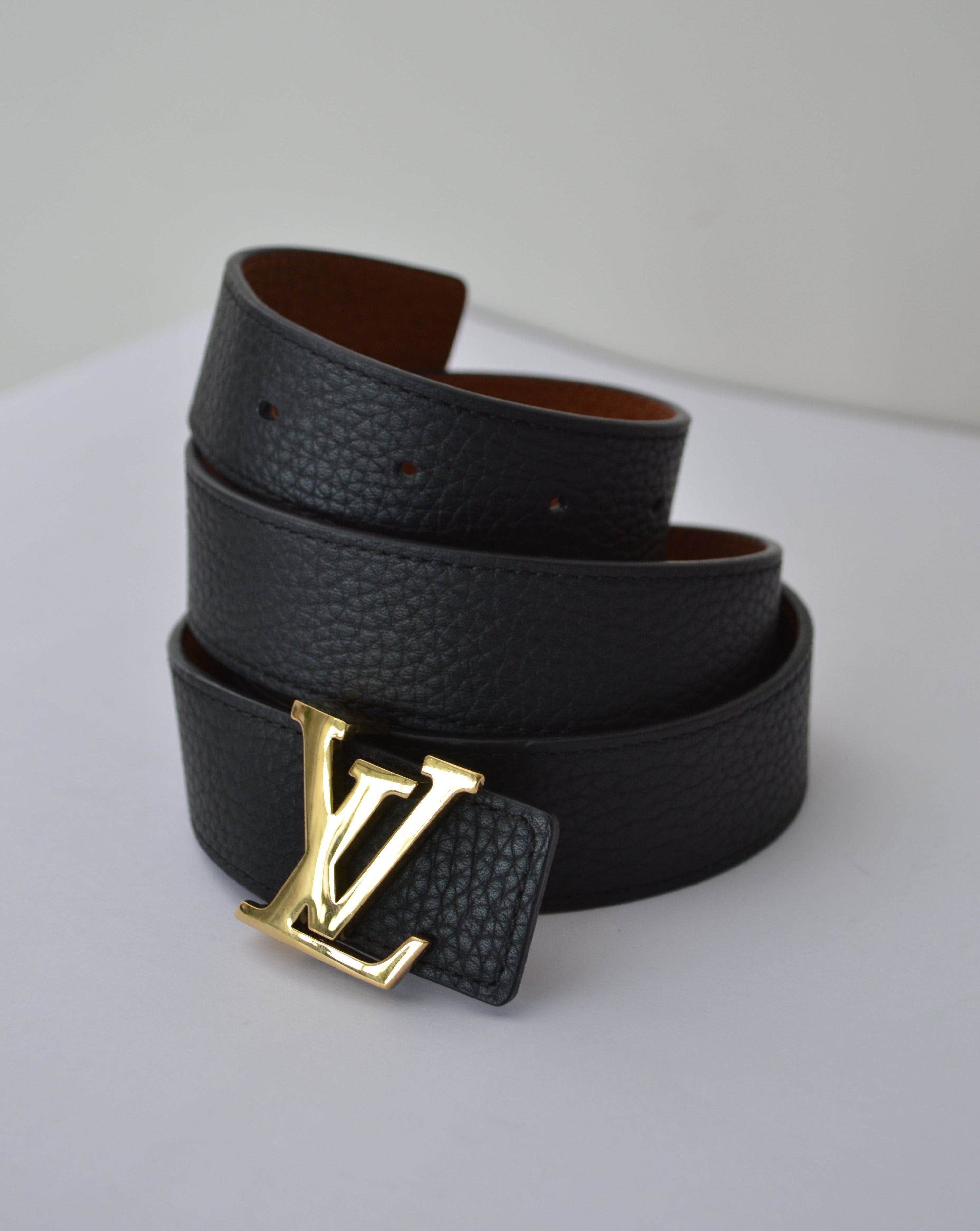 Louis Vuitton Black Reversible Belt