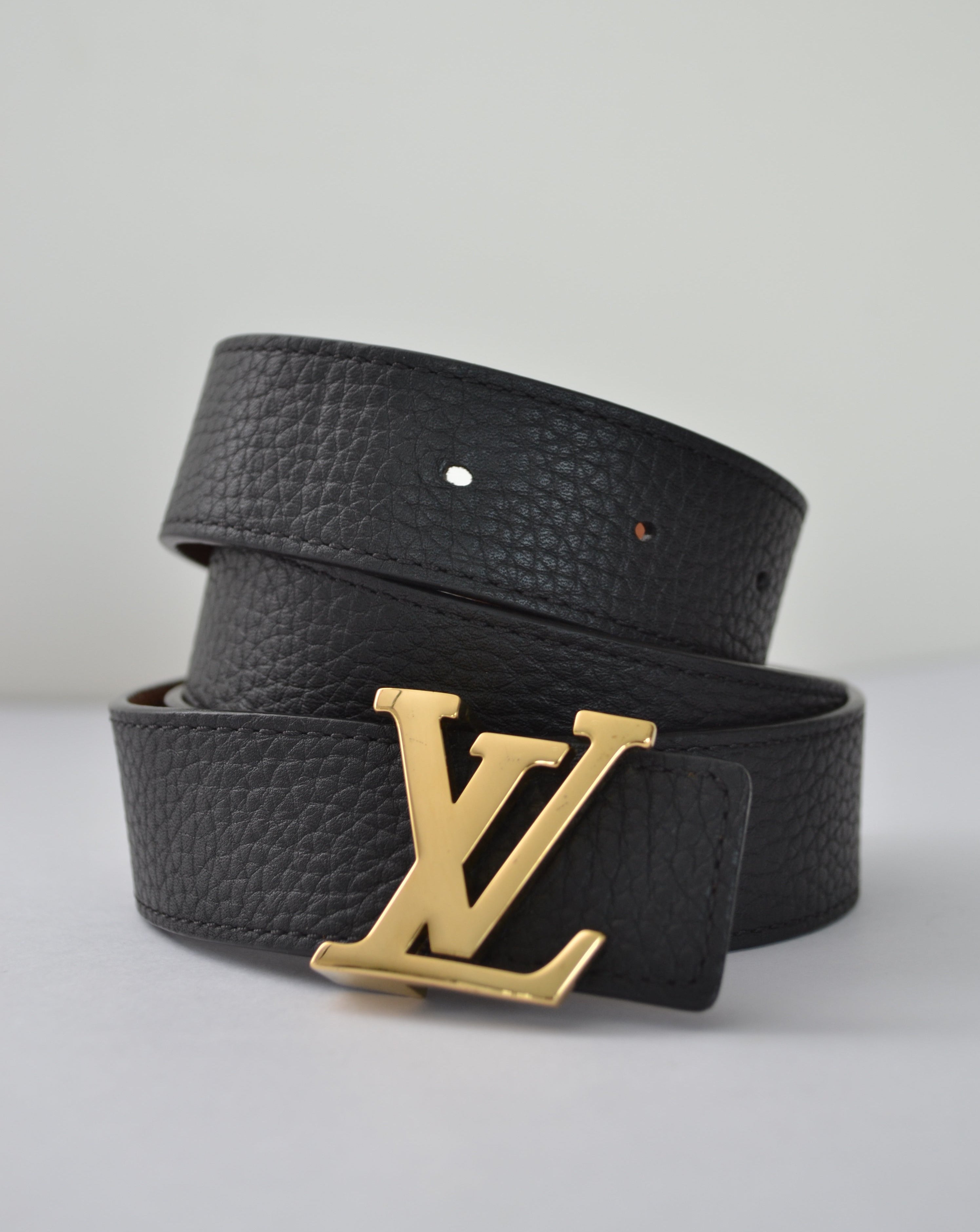 Louis Vuitton Black Reversible Belt