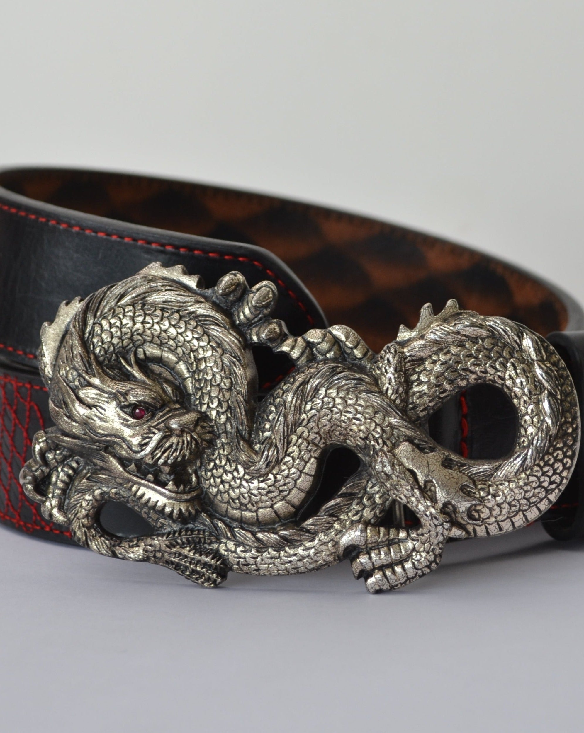 Robert Graham Vintage silver dragon belt
