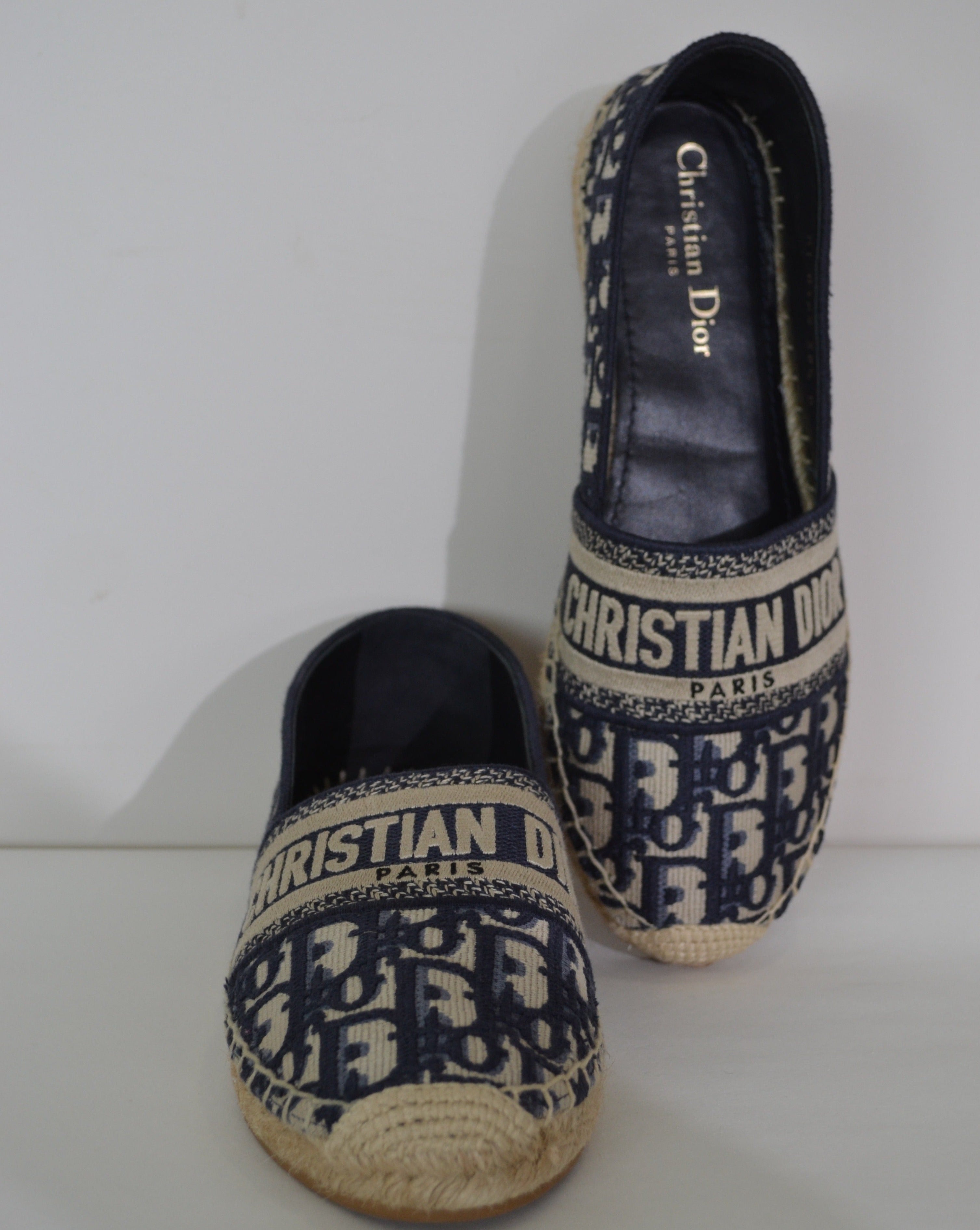 Christian dior outlet espadrille sandal