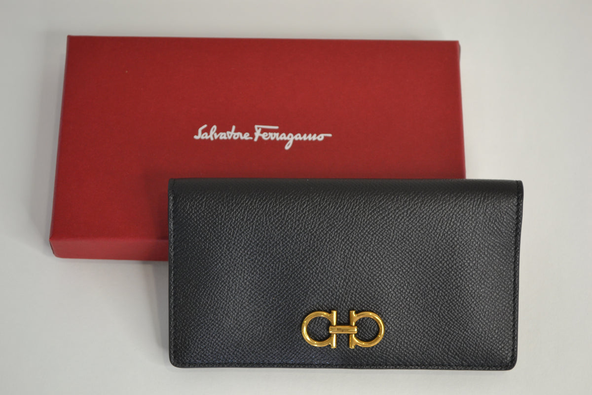 *New* Salvatore Ferragamo Gancini Continental Wallet