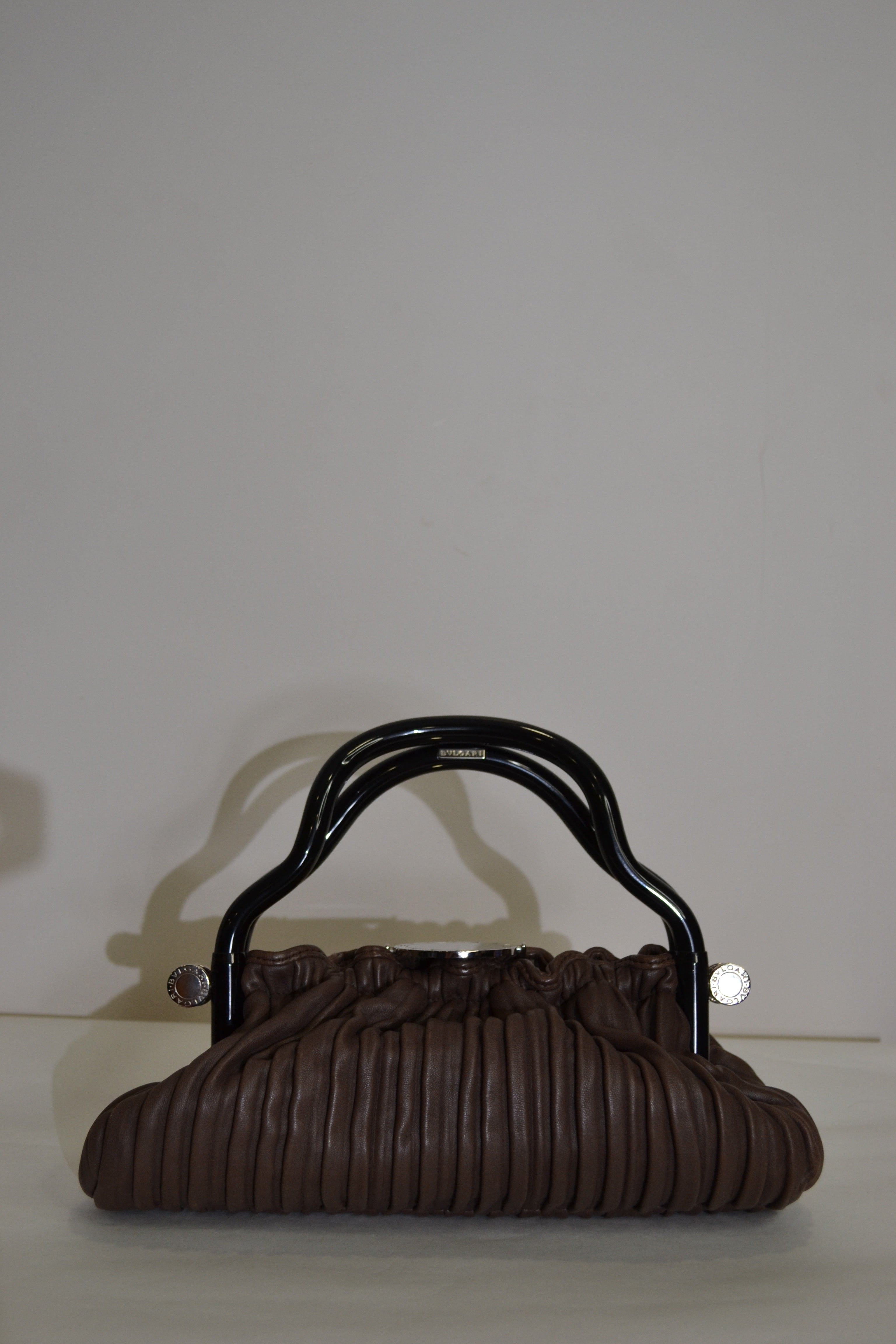 Bvlgari Leather Handle Bag