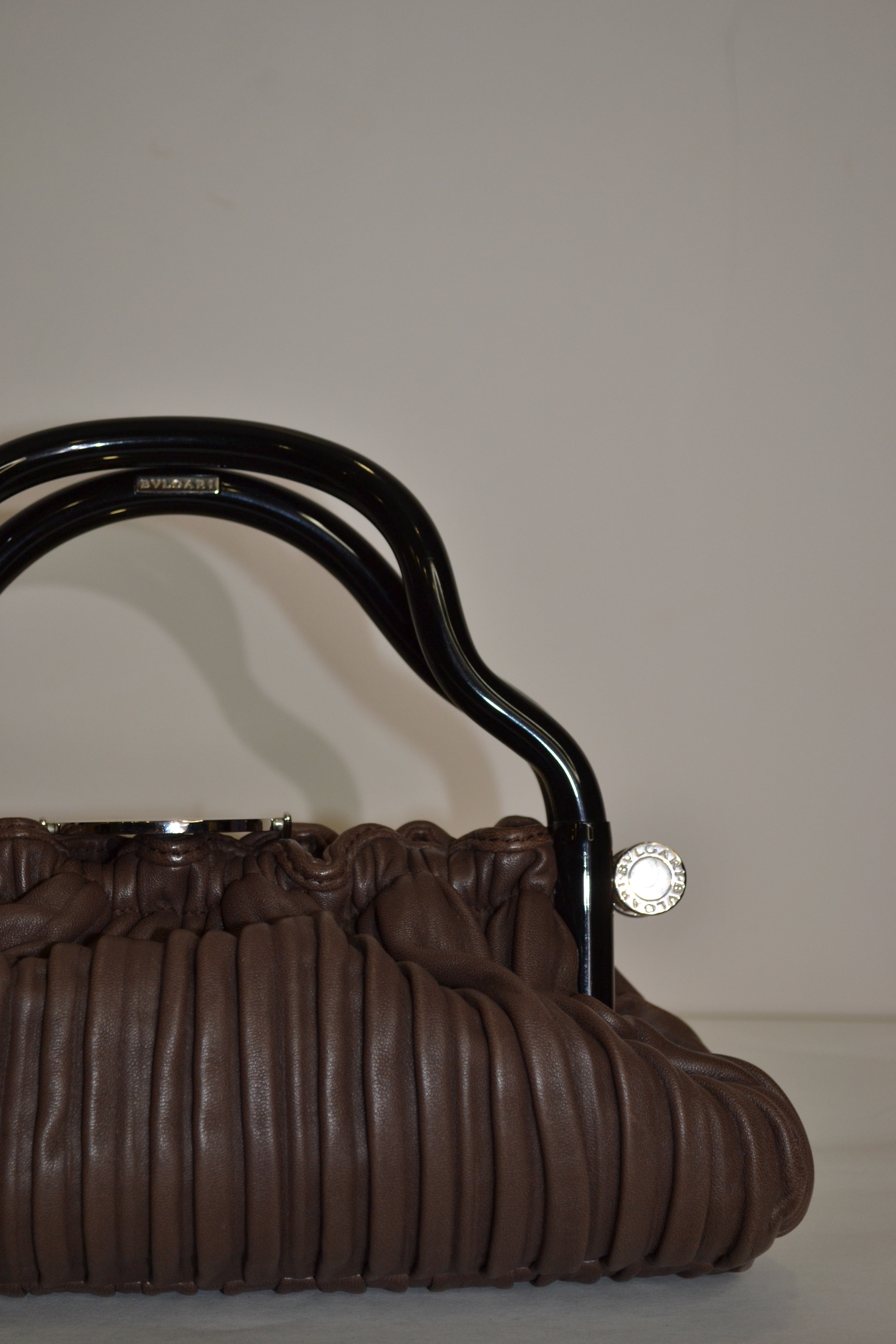 Bvlgari Leather Handle Bag