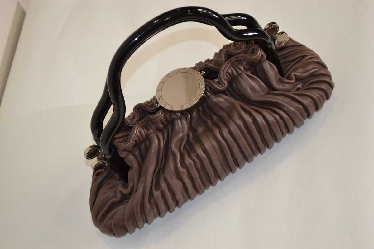 Bvlgari Leather Handle Bag