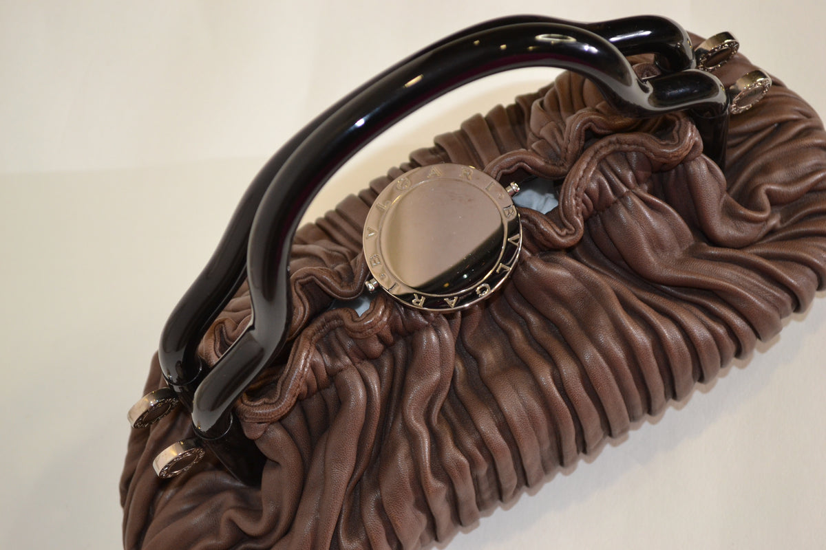 Bvlgari Leather Handle Bag