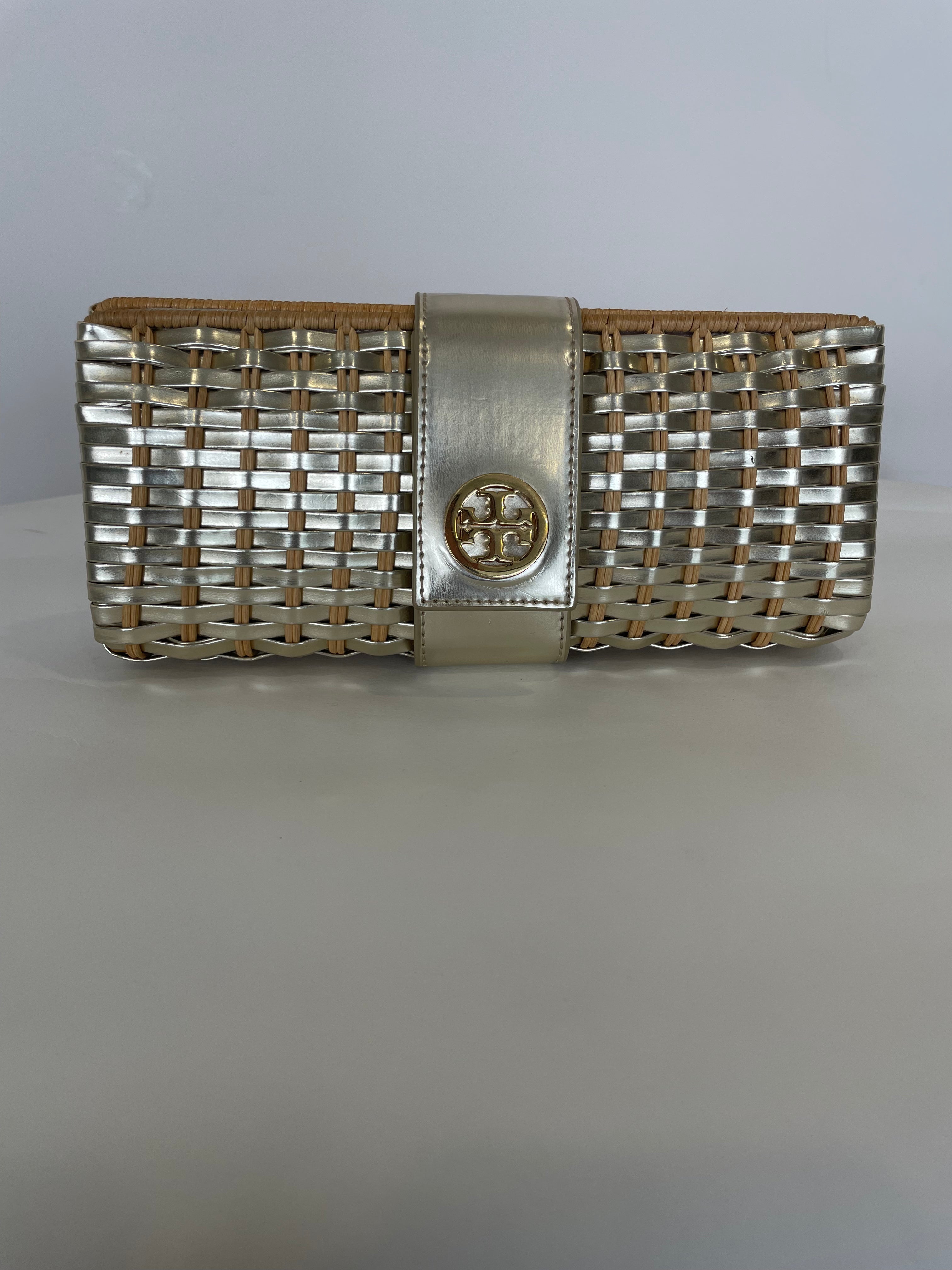 Tory Burch Leather clutch bag