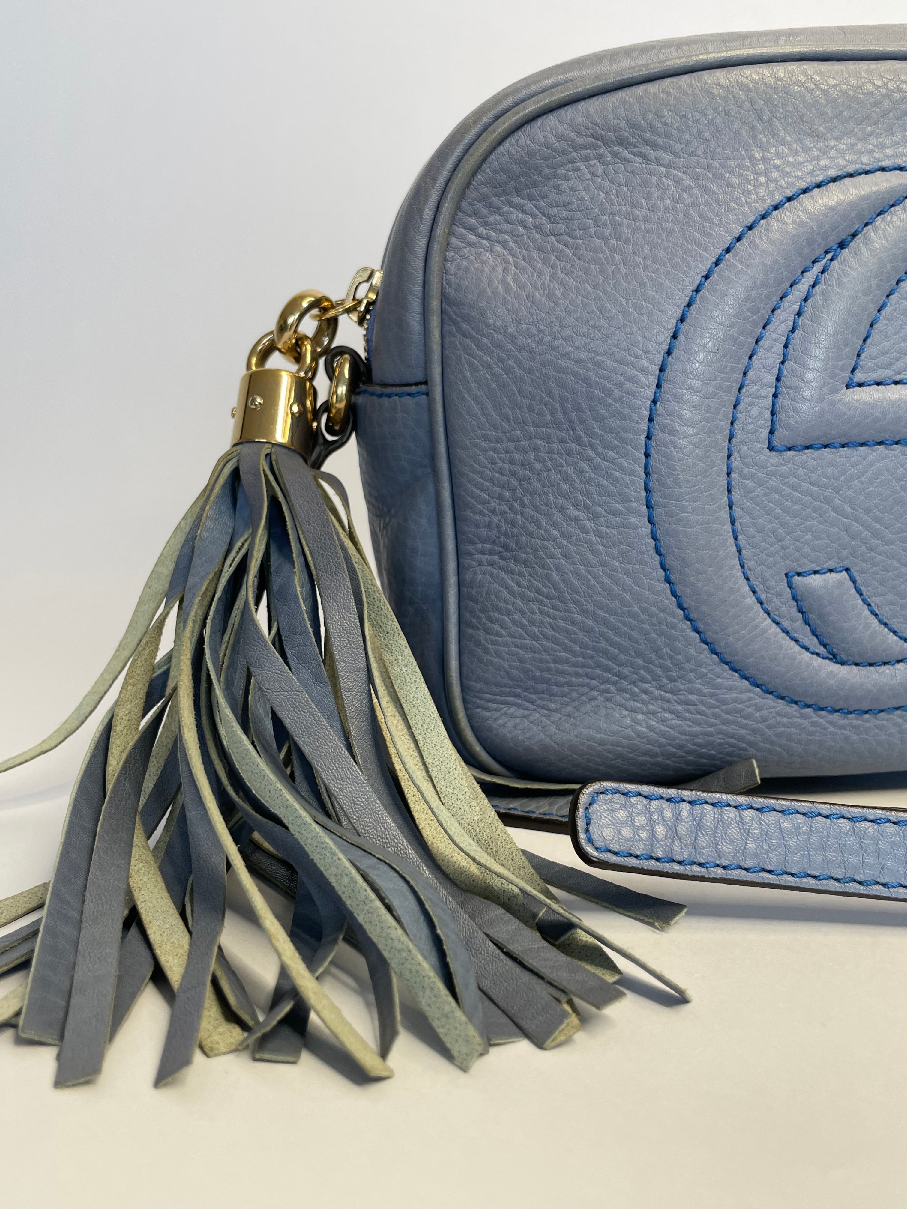 Gucci soho discount disco bag blue