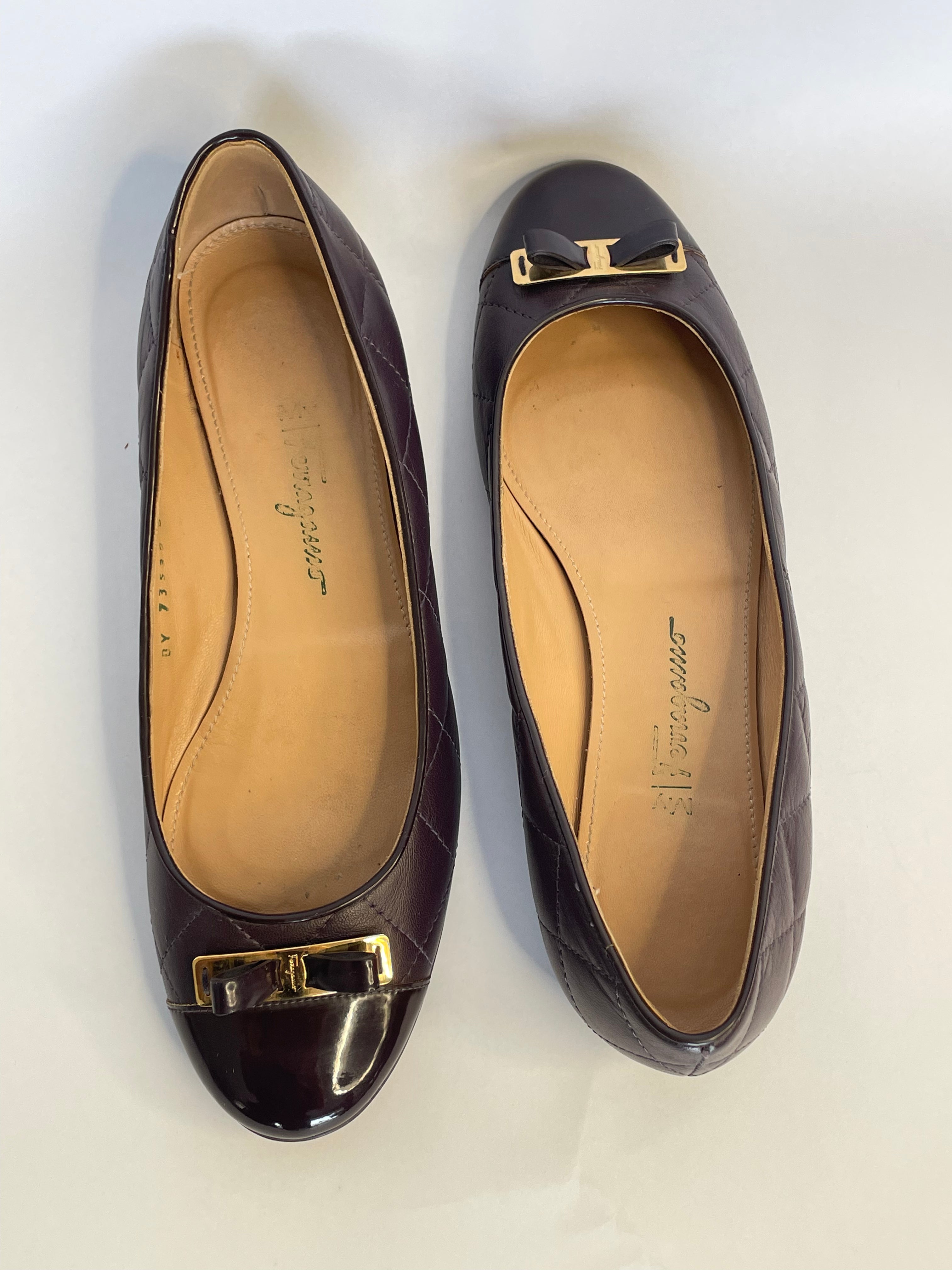 Ferragamo "My Quilted" Ballet Flats