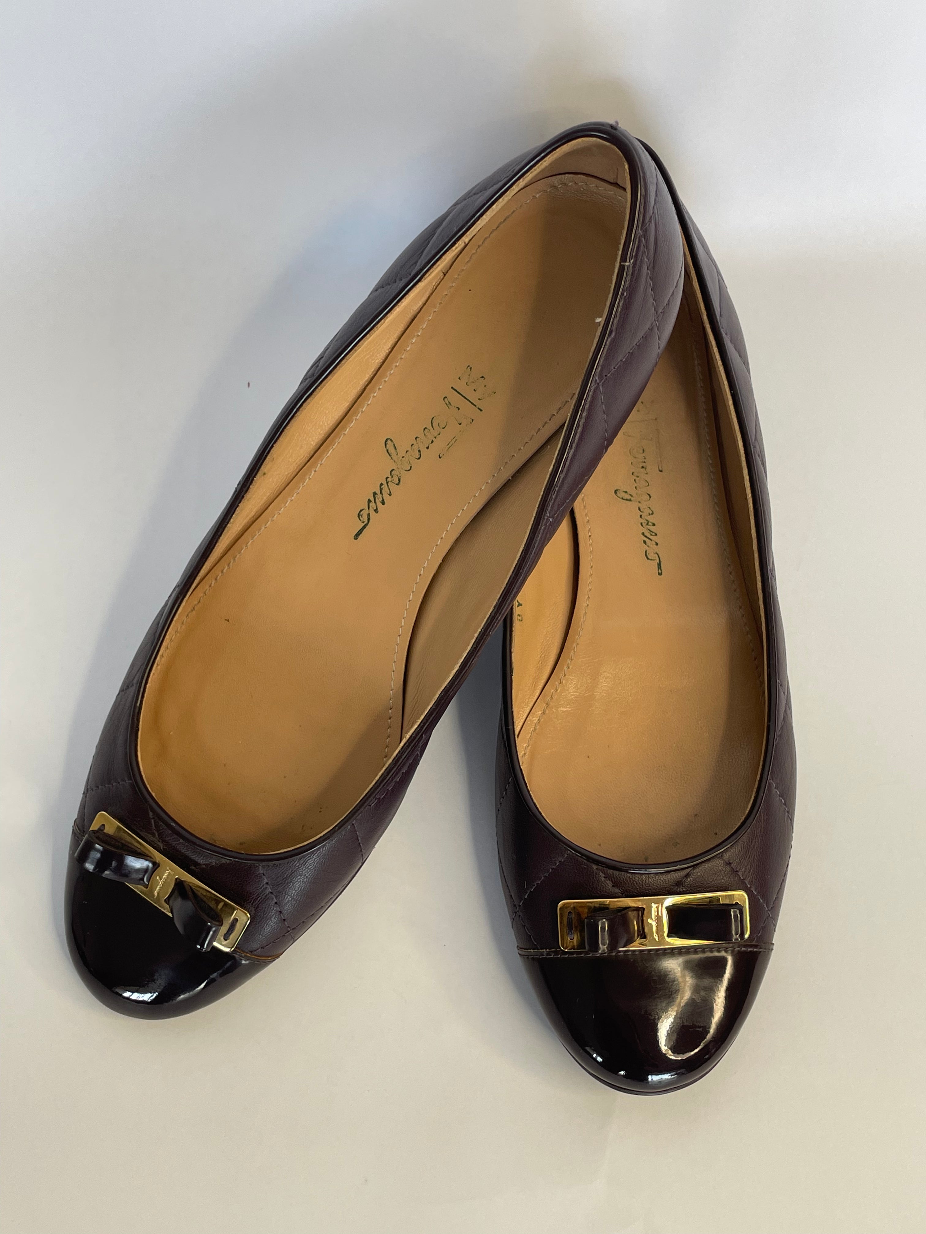 Ferragamo "My Quilted" Ballet Flats