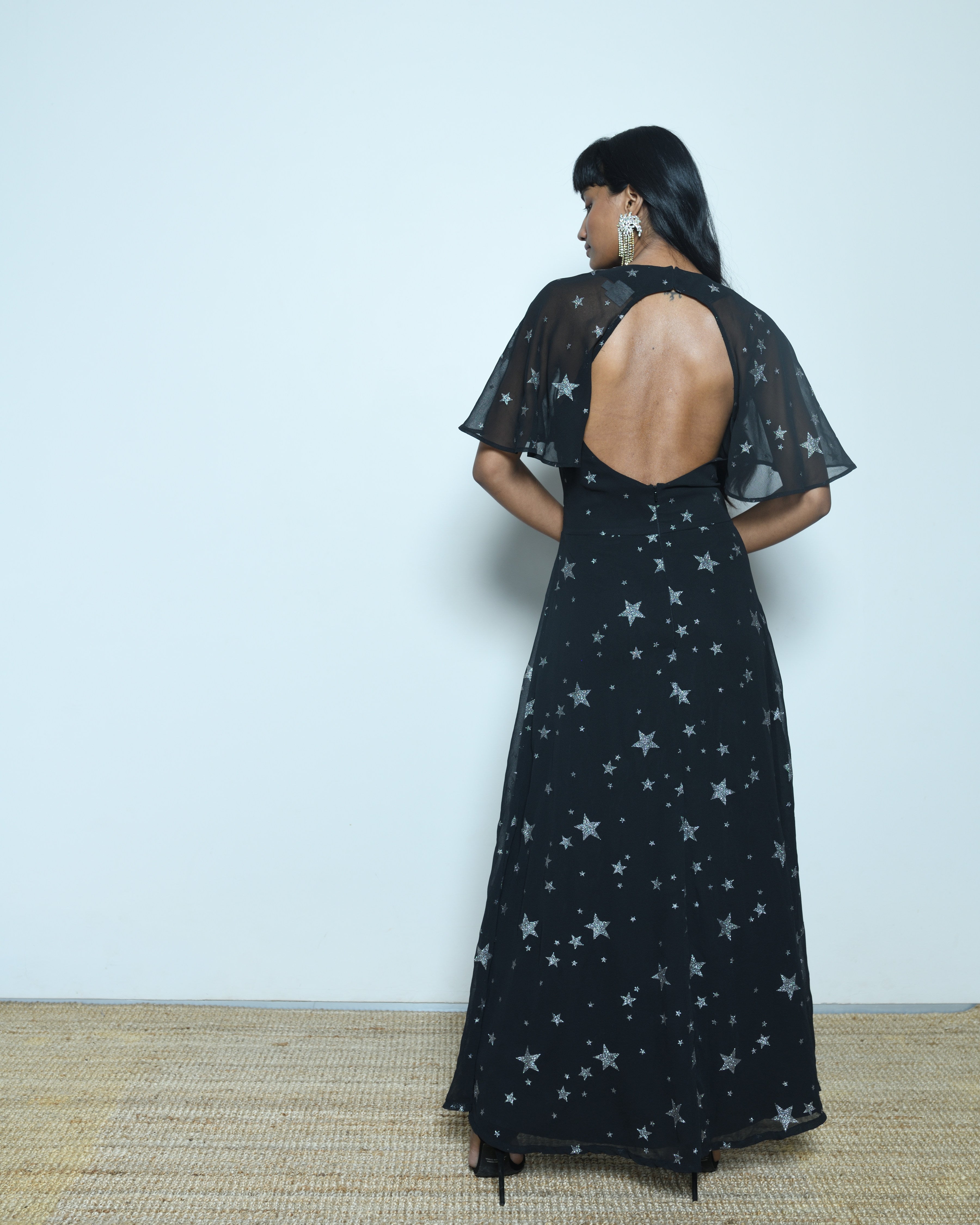 Asos Starry Full Length Dress