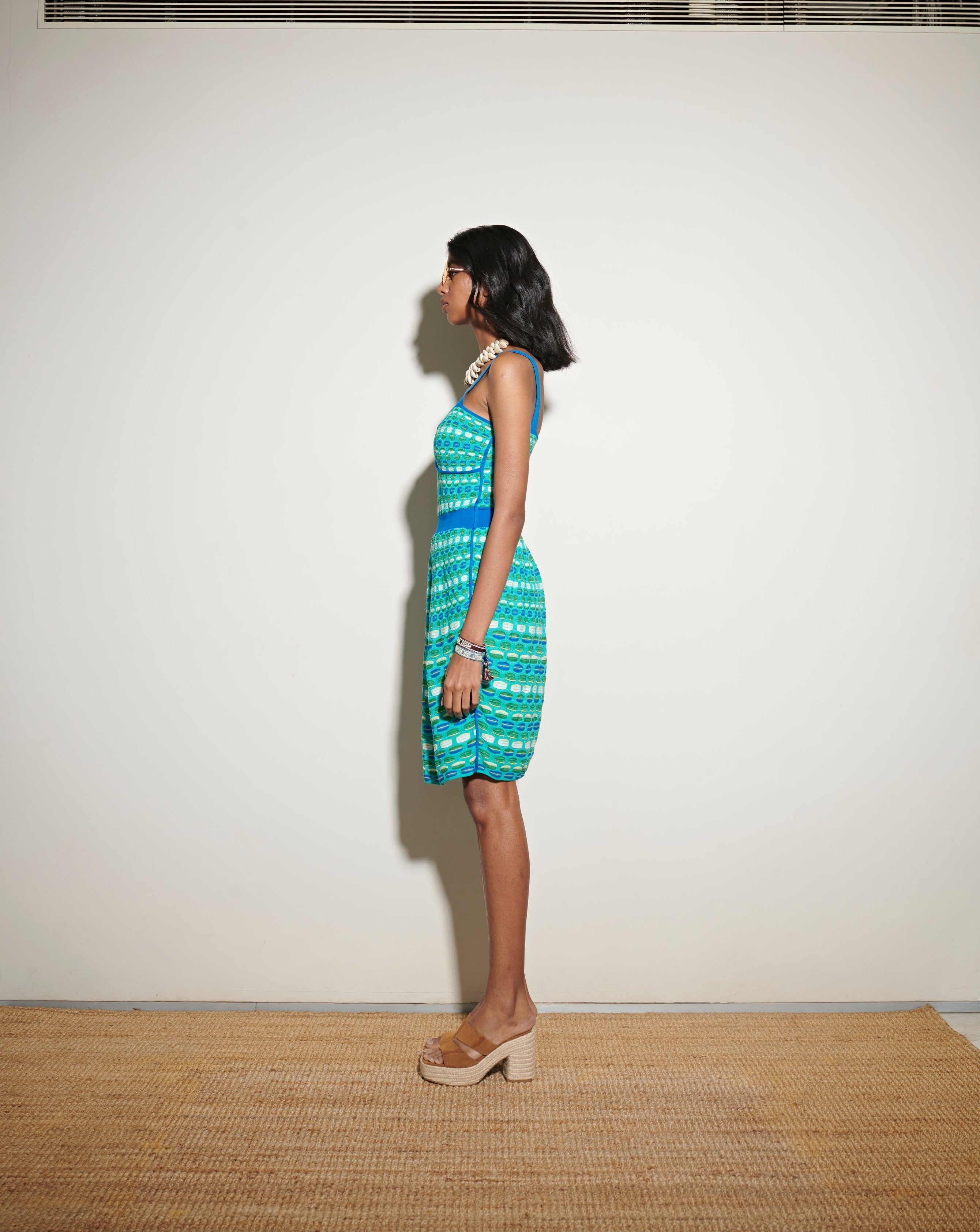 Missoni Vintage Blue & Green Dress