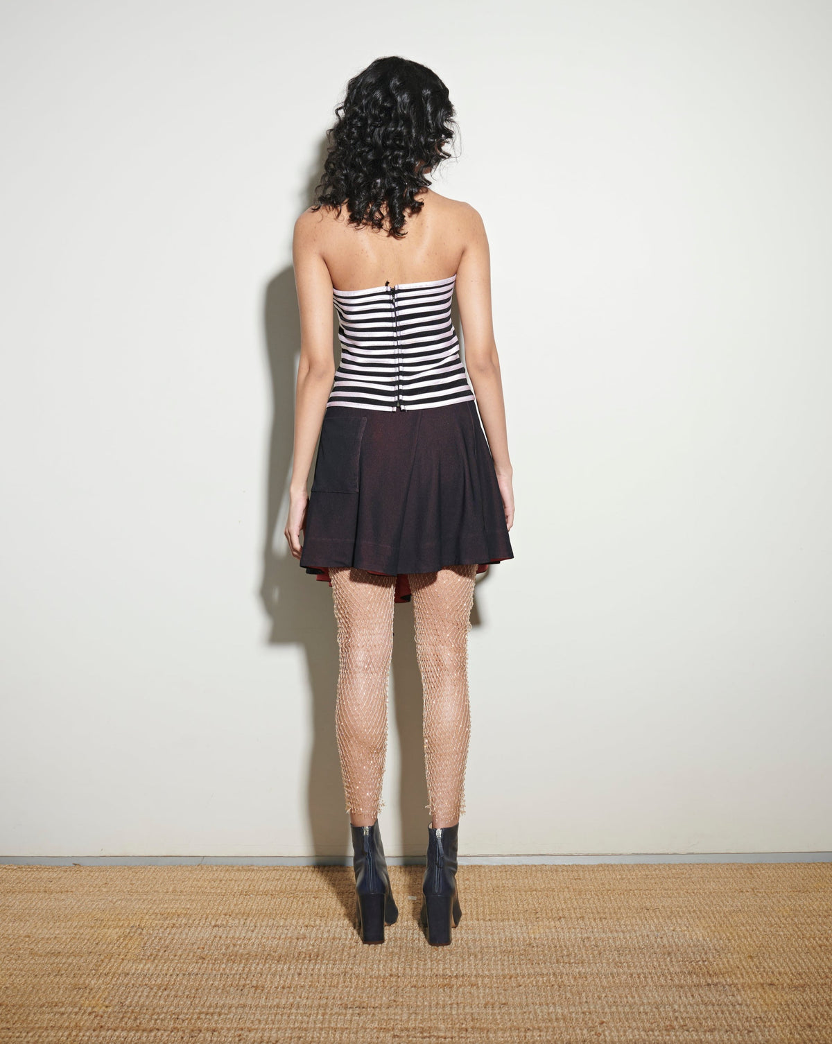 Balenciaga Paris Black Short Skirt