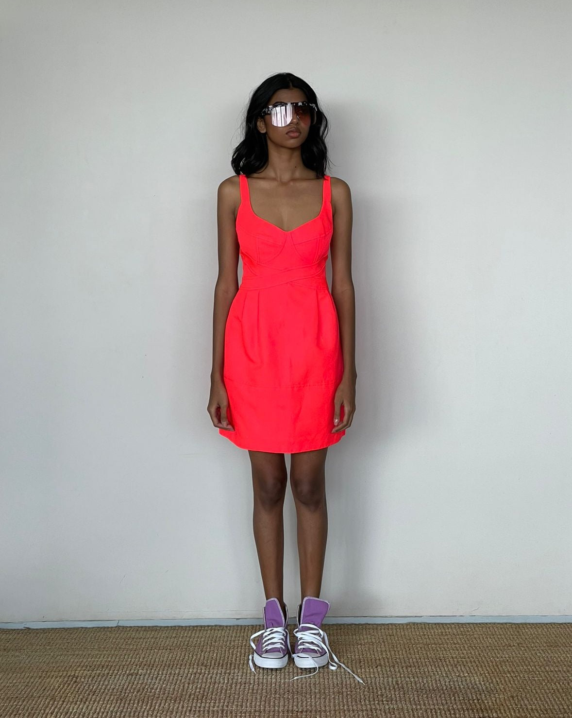 Nanette Lepore Fluorescent Orange Dress