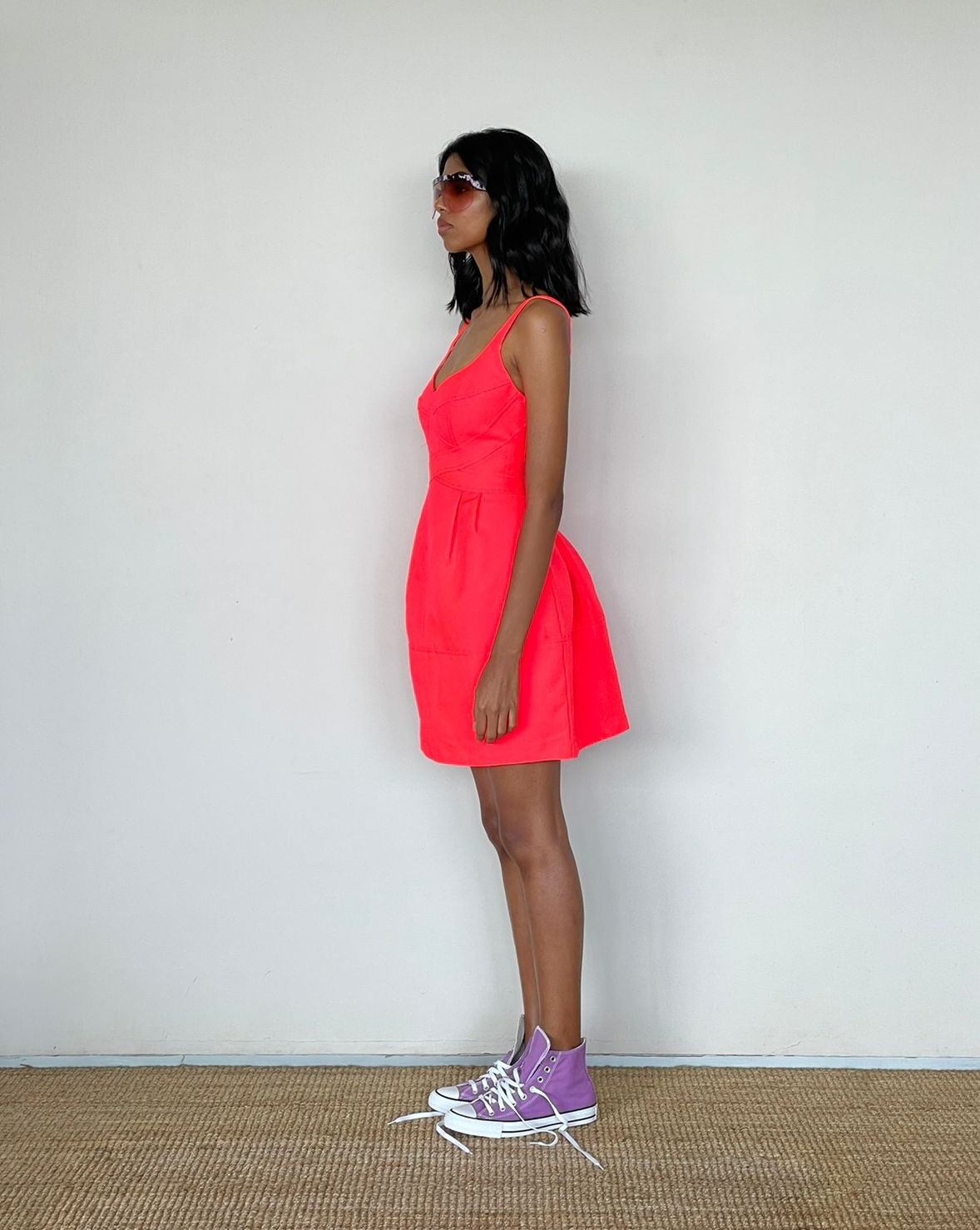 Nanette Lepore Fluorescent Orange Dress