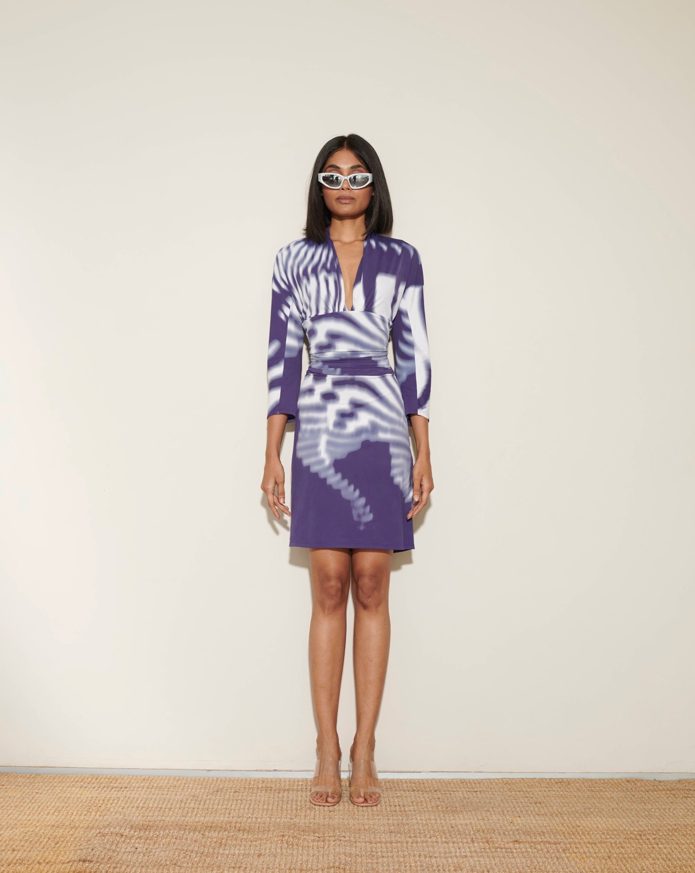 Roberto Cavalli Tie Dye Stretch Dress