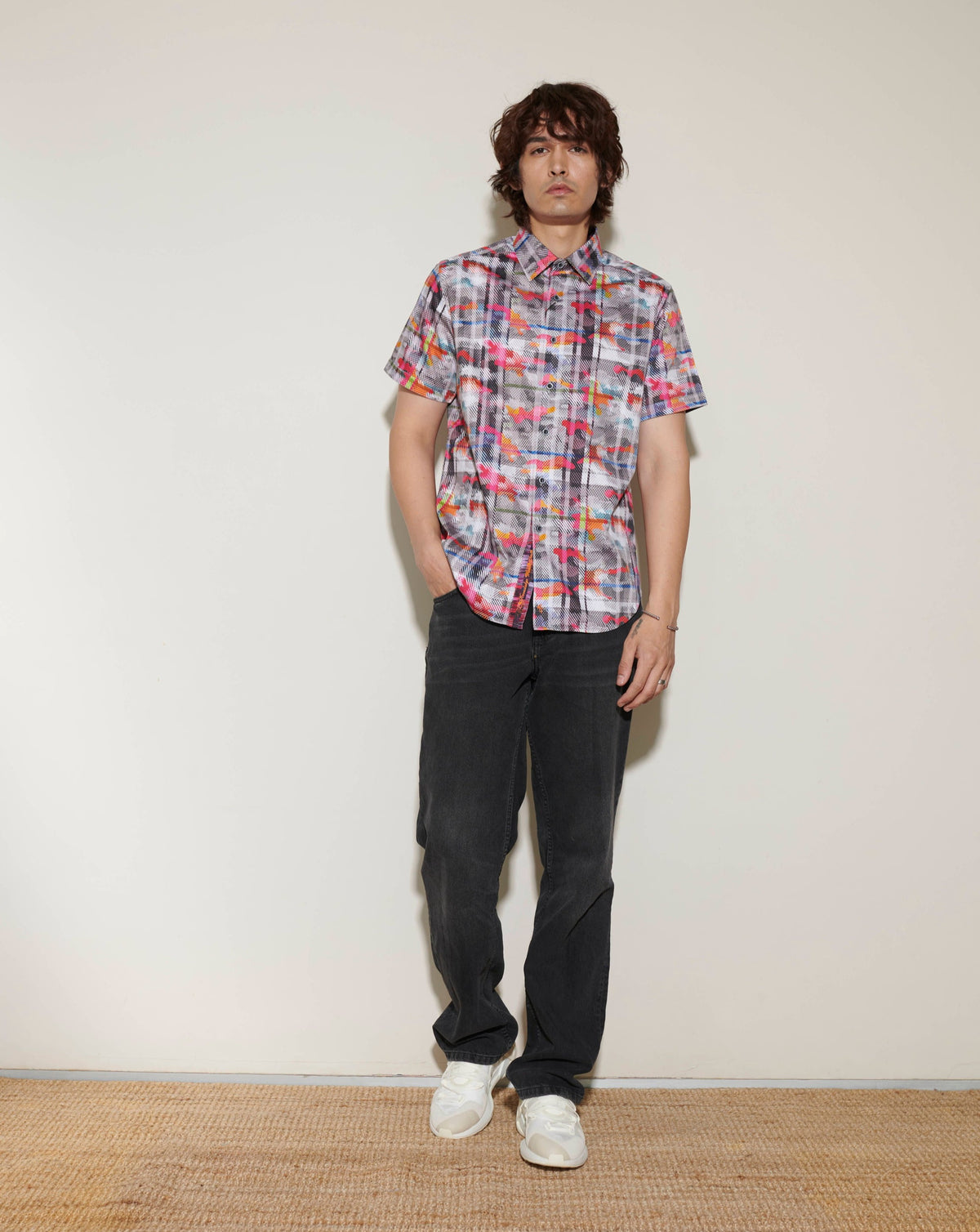 New Robert Graham Bingham Short Sleeve Shirt